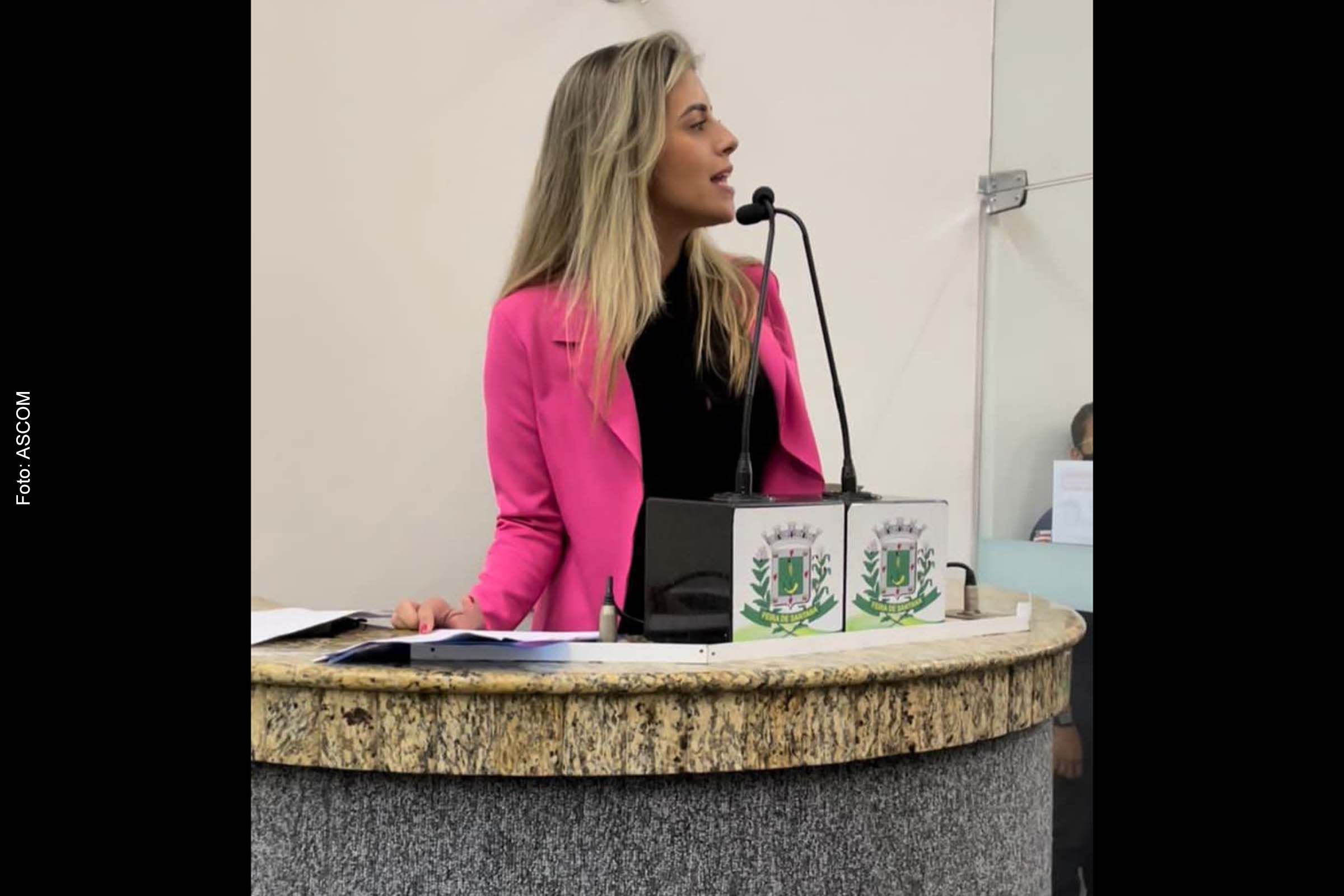 Primeira mulher a assumir a vice-presidência da instituição, Lorena disse se sentir honrada em participar da solenidade.