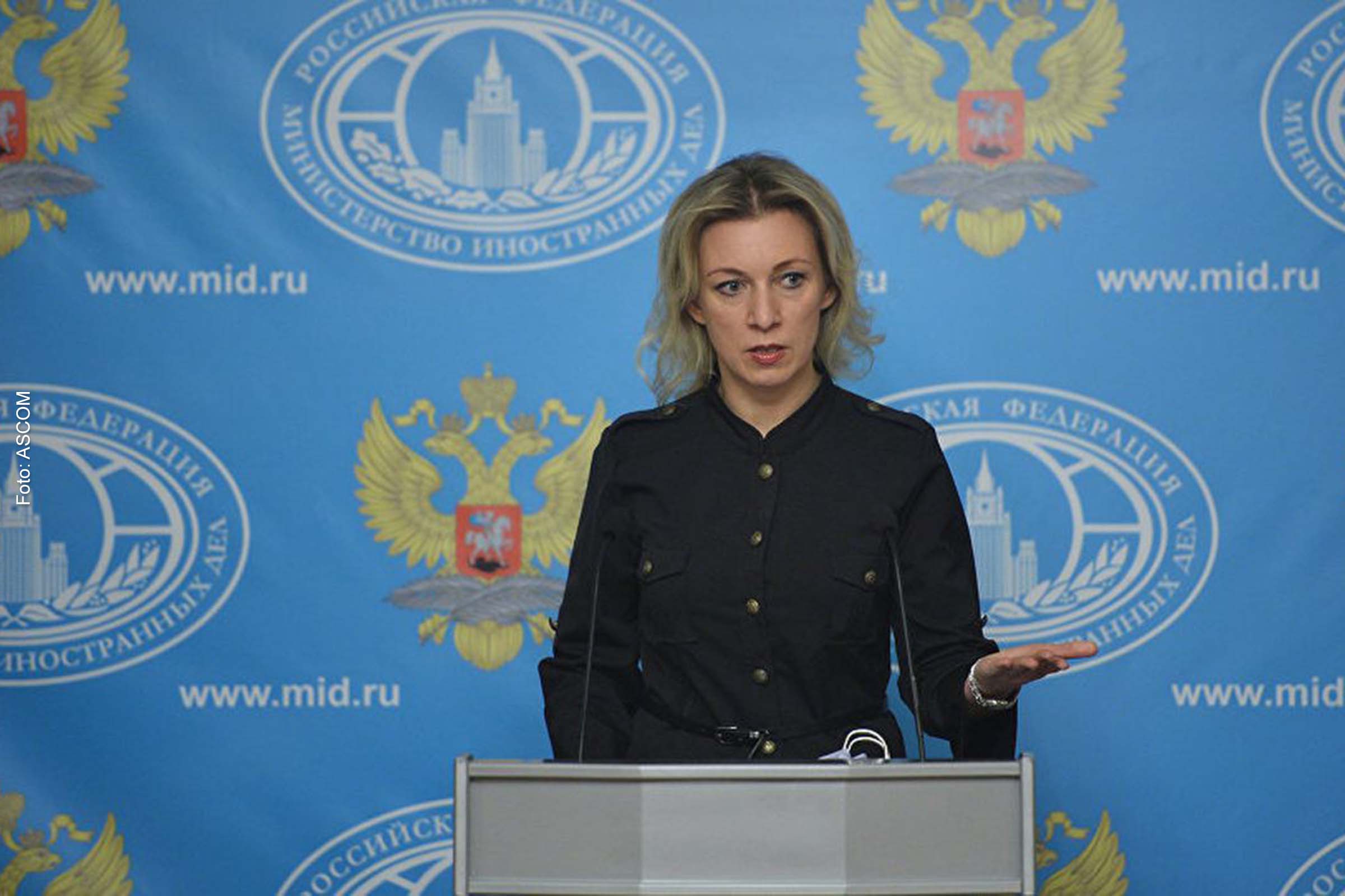 Maria Zakharova disse que o exército ucraniano é neonazista e se esconde atrás de um falso nacionalismo.
