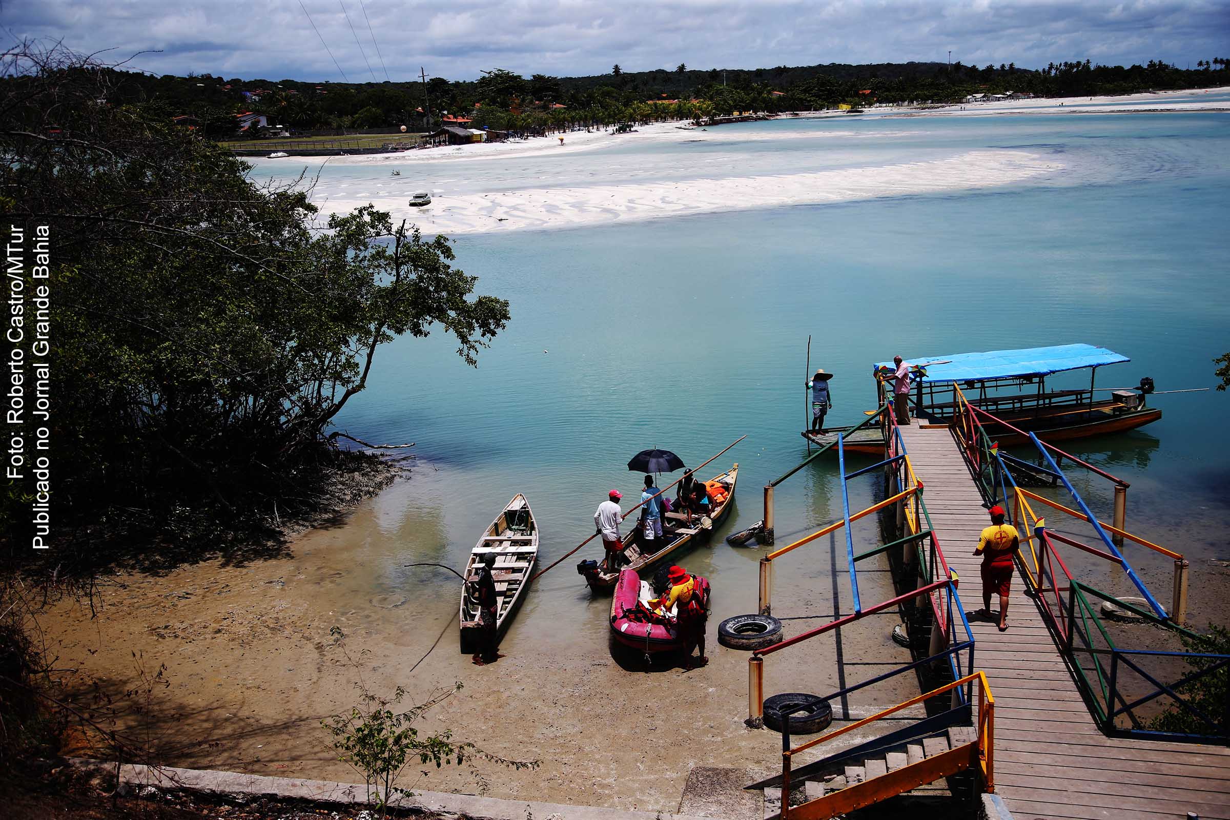 Vista da Praia do Sossego em Itamaracá.