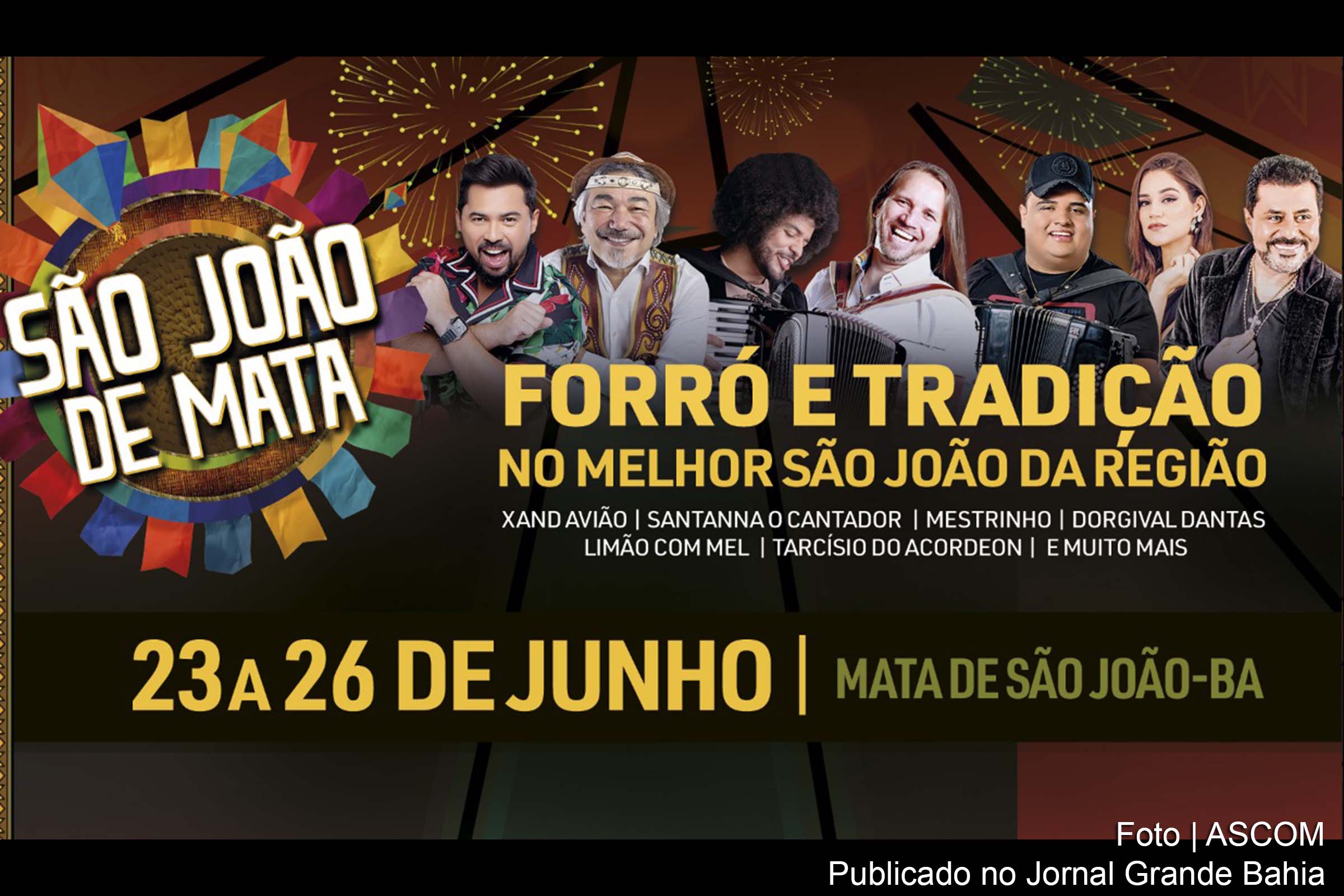 Atrações do São joão de Mata de São João