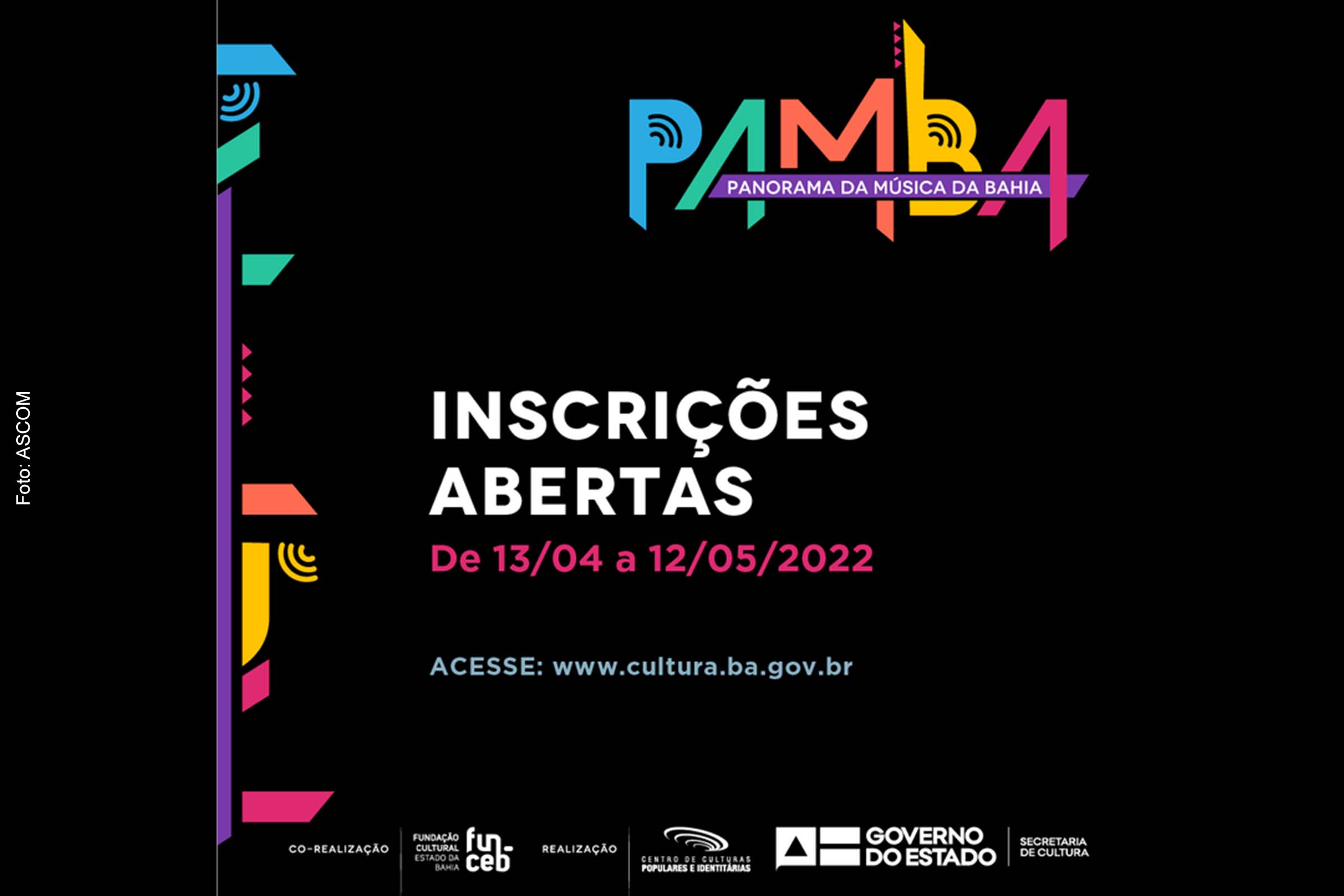 Inscrições podem ser feitas de 13 de abril a 12 de maio de 2022, pela internet.