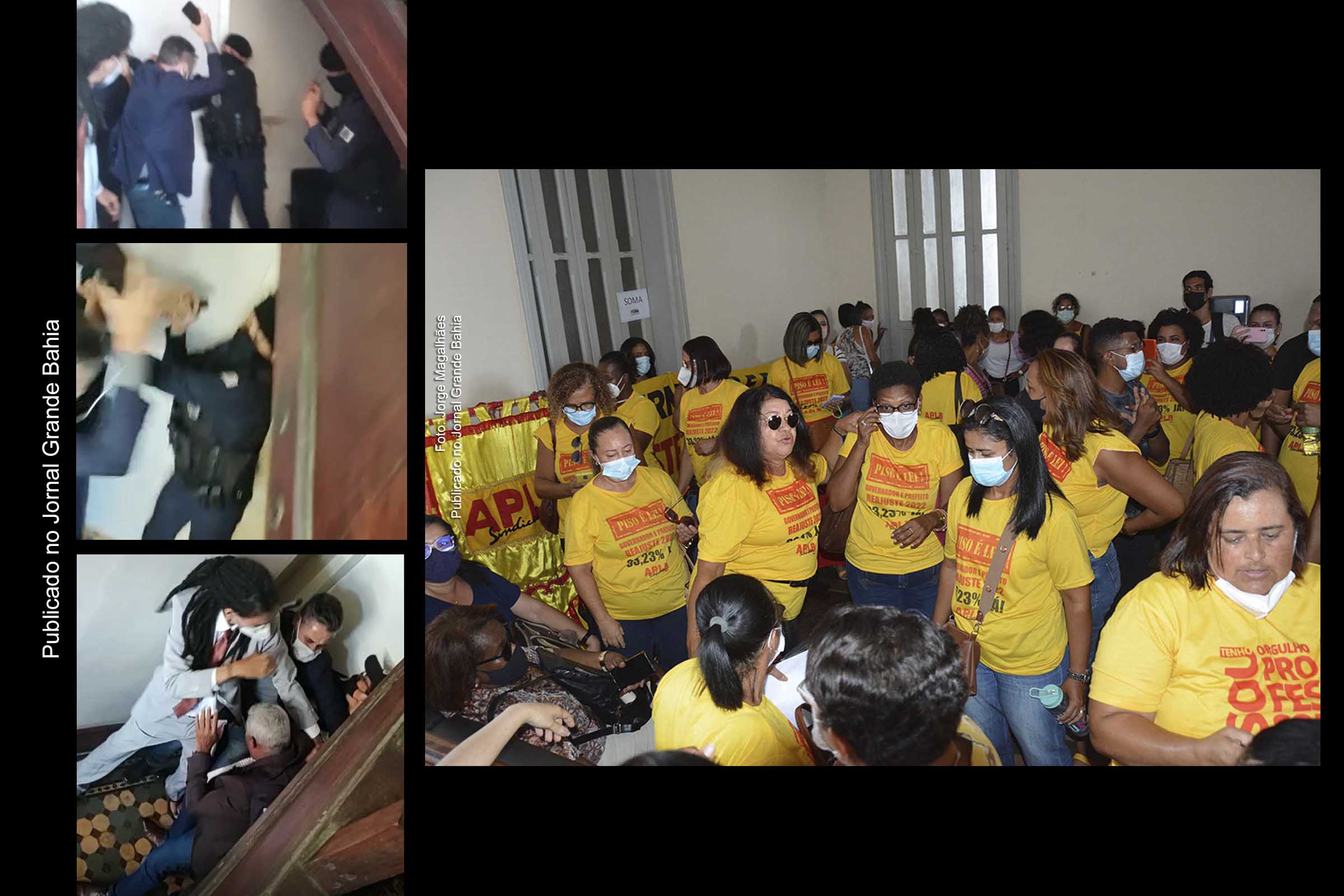 Deputado Robinson Almeida repudia violência envolvendo professores, vereadores e agentes da guarda municipal de Feira de Santana