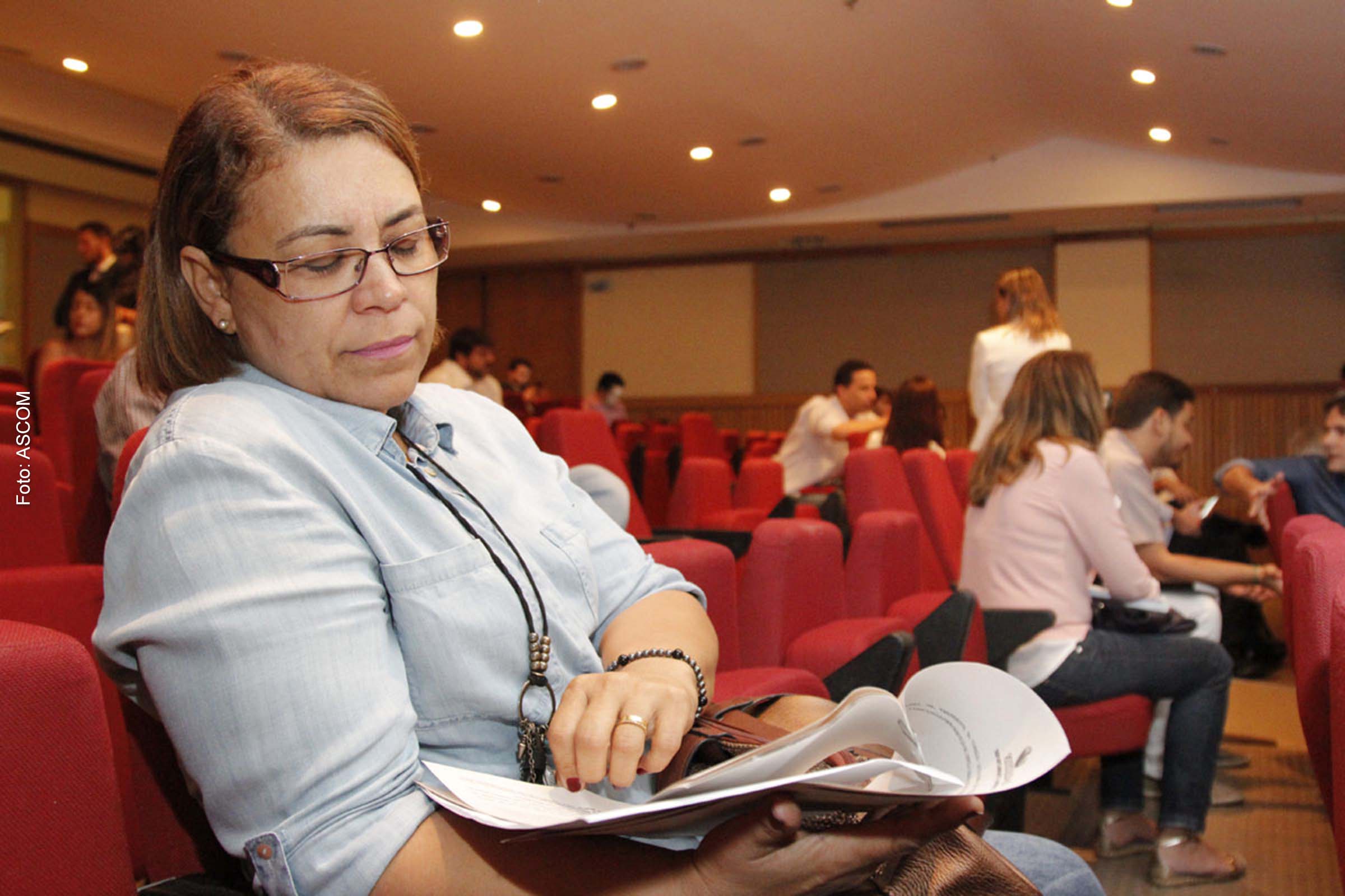 Coordenadora-geral do Sindilimp, Ana Angélica Rabello.