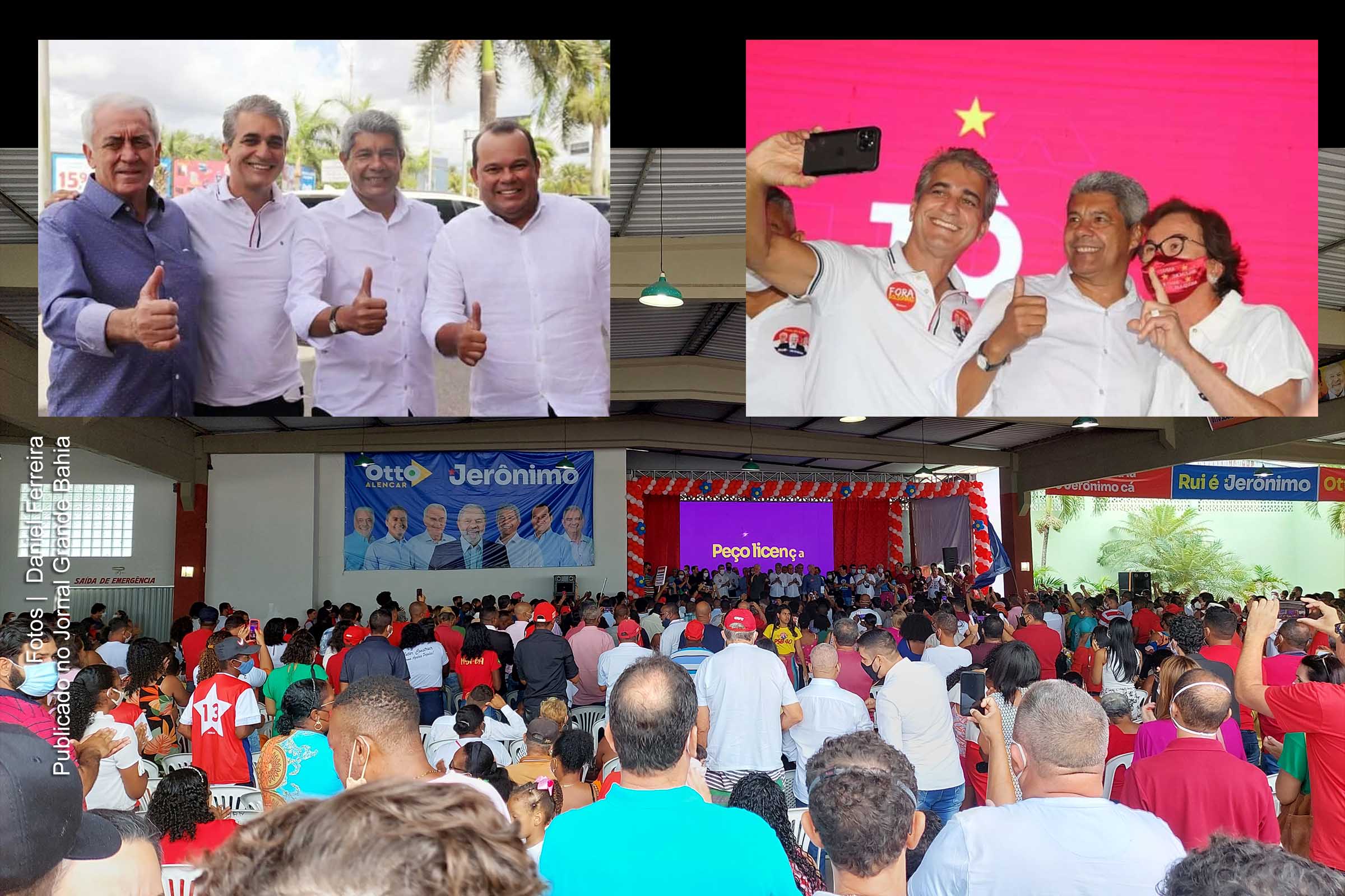 Evento com Jerônimo Rodrigues em Feira de Santana reuniu cerca de 3 mil militantes e apoiadores da candidatura do petista ao governo da Bahia.