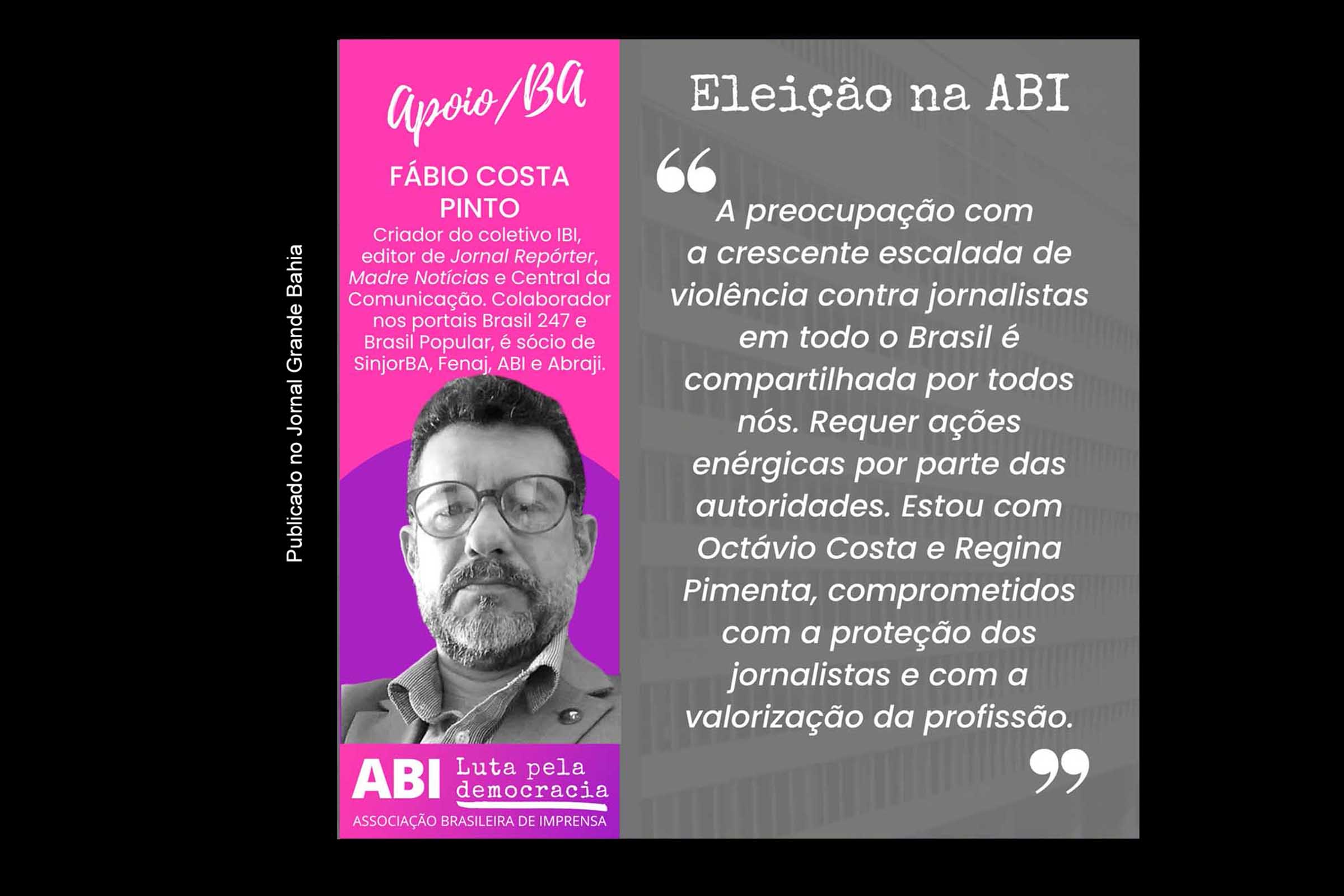 Fábio Costa Pinto, jornalista.