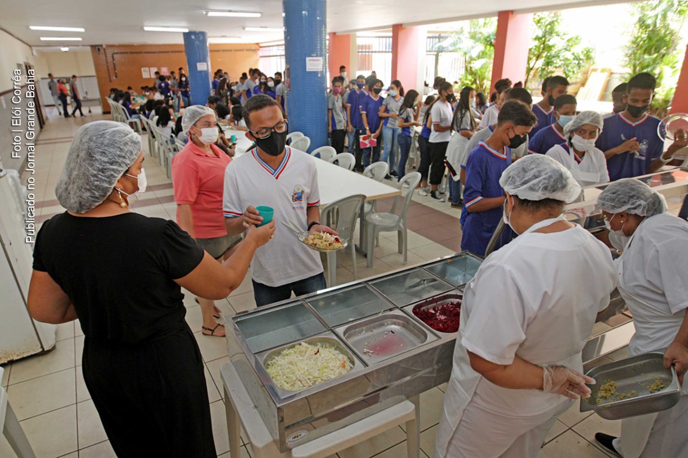 Governo Rui Costa amplia recursos destinados à alimentação escolar da rede estadual da Bahia.
