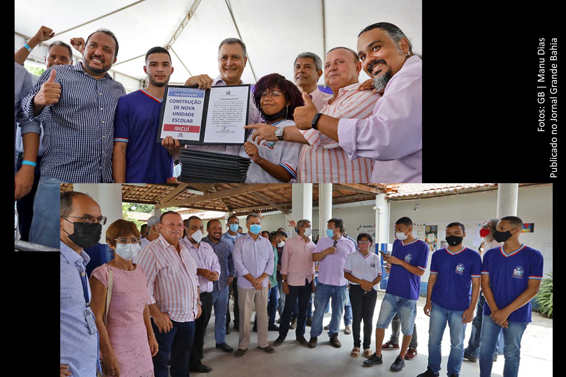 Governo Rui Costa entrega de viaturas do Corpo de Bombeiros Militar da Bahia (CBMBA), inaugura reforma e ampliação de escolas, assina ordens de serviços, celebra convênios e autoriza novos investimentos, em Ibicuí.