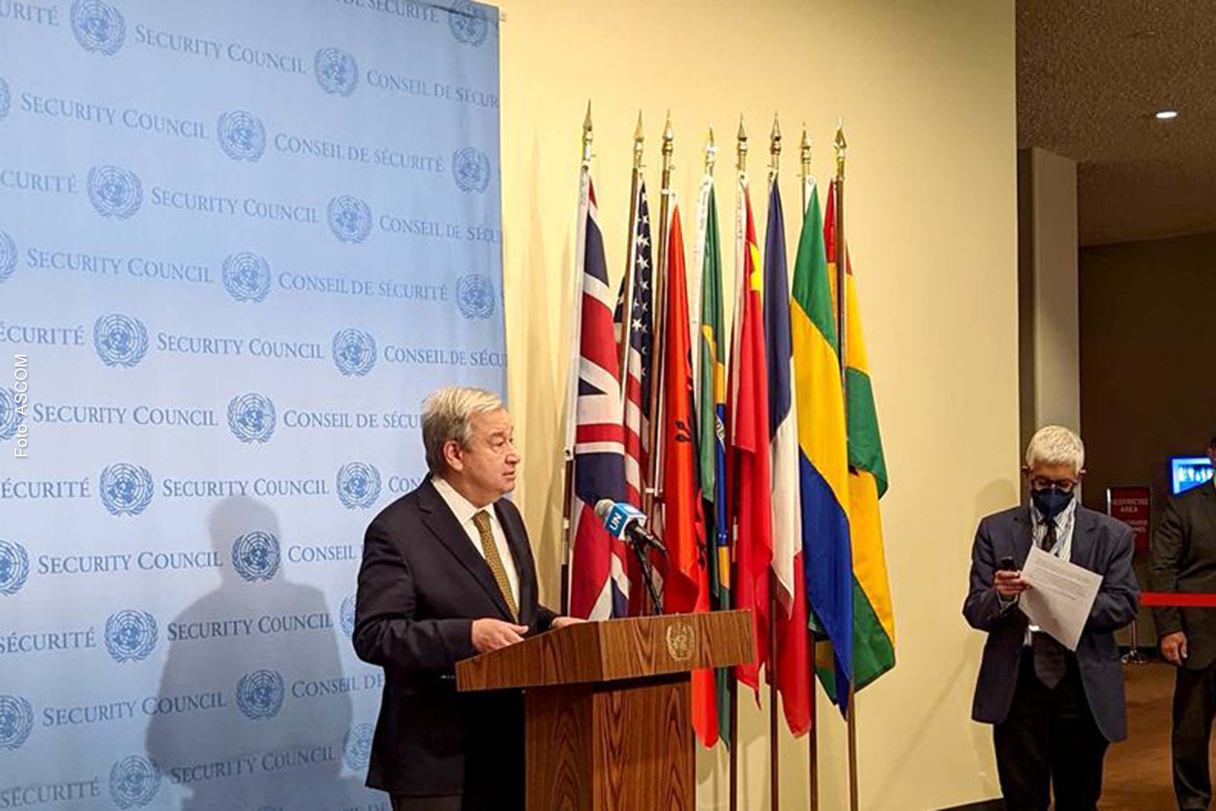 “Pausa de combates acordada entre governo iemenita, houthis e Coalizão liderada pela Arábia Saudita deve ser primeiro passo para acordo de paz”, diz chefe das Nações Unidas.