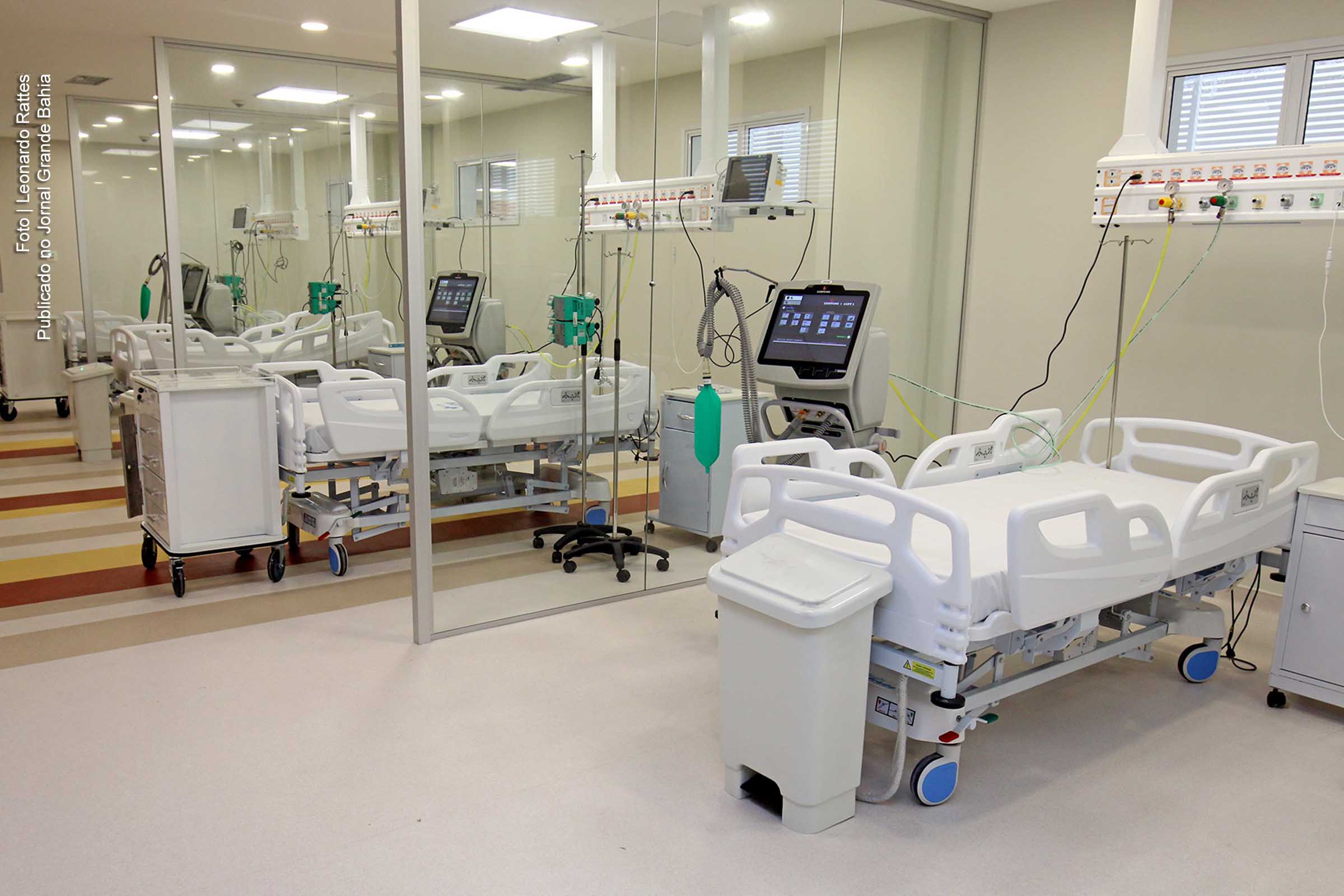 Instalações do Hospital Metropolitano, em Lauro de Freitas.