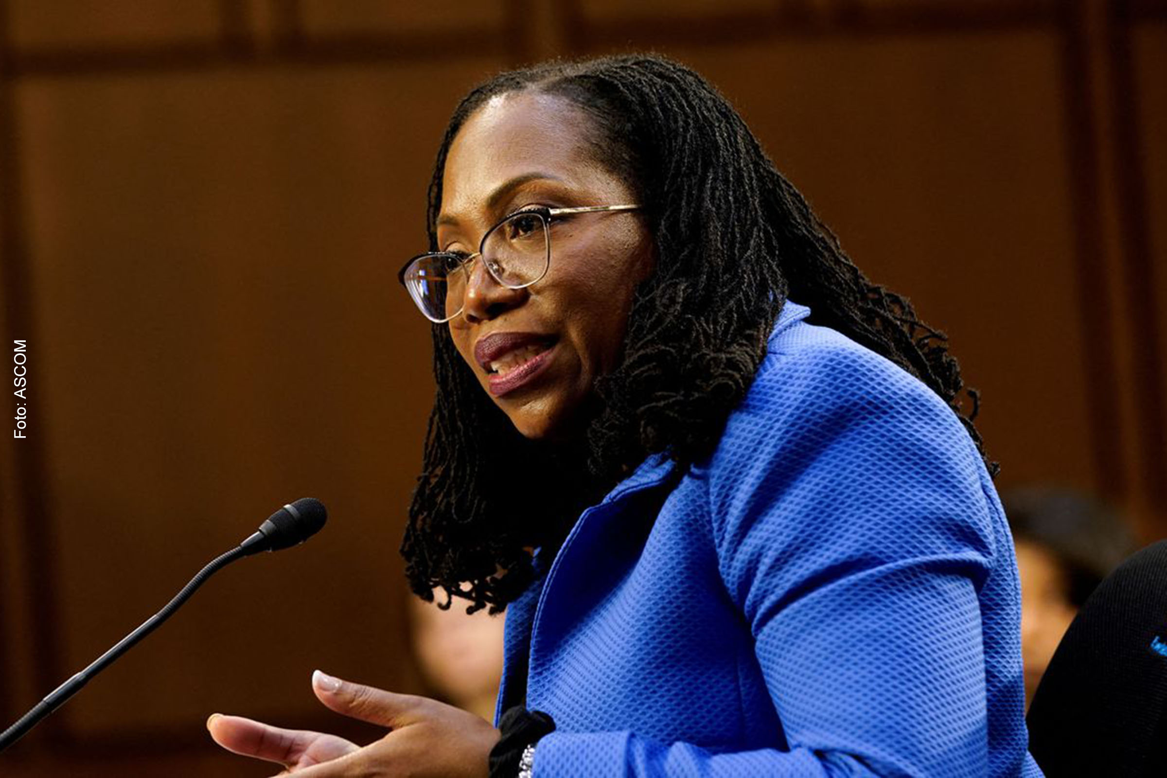 Ketanji Brown Jackson primeira mulher negra a ocupar uma vaga na Suprema Corte do país.