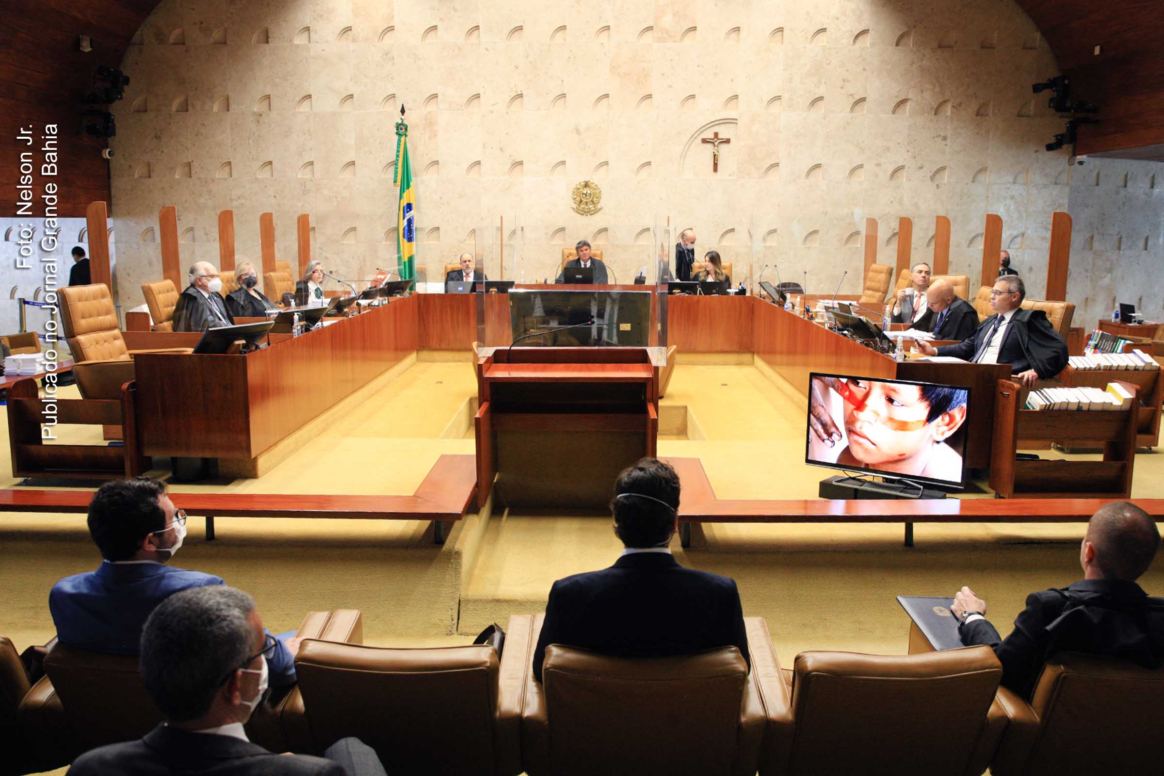 Sessão plenária do STF presidida pelo ministro Luiz Fux.