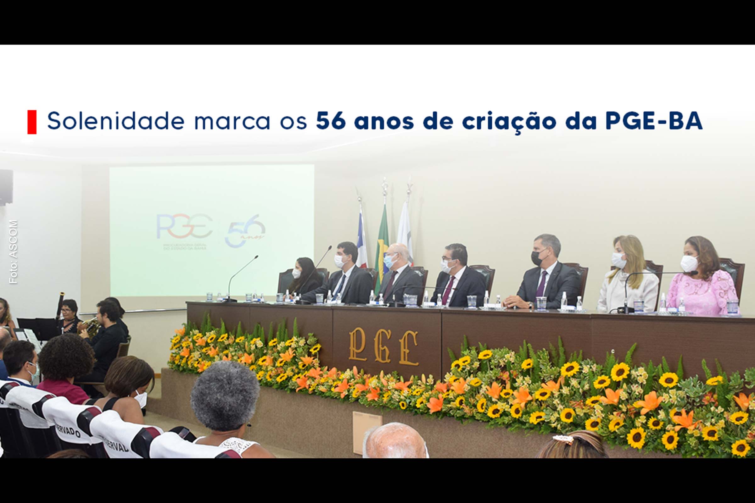 Solenidade marca os 56 anos de criação da PGE Bahia
