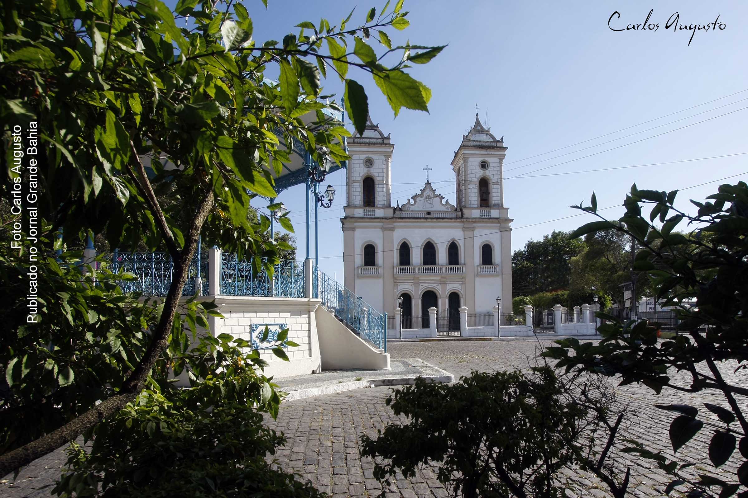Vista da Catedral Metropolitana de Sant'Ana (Igreja Matriz de Feira de Santana).