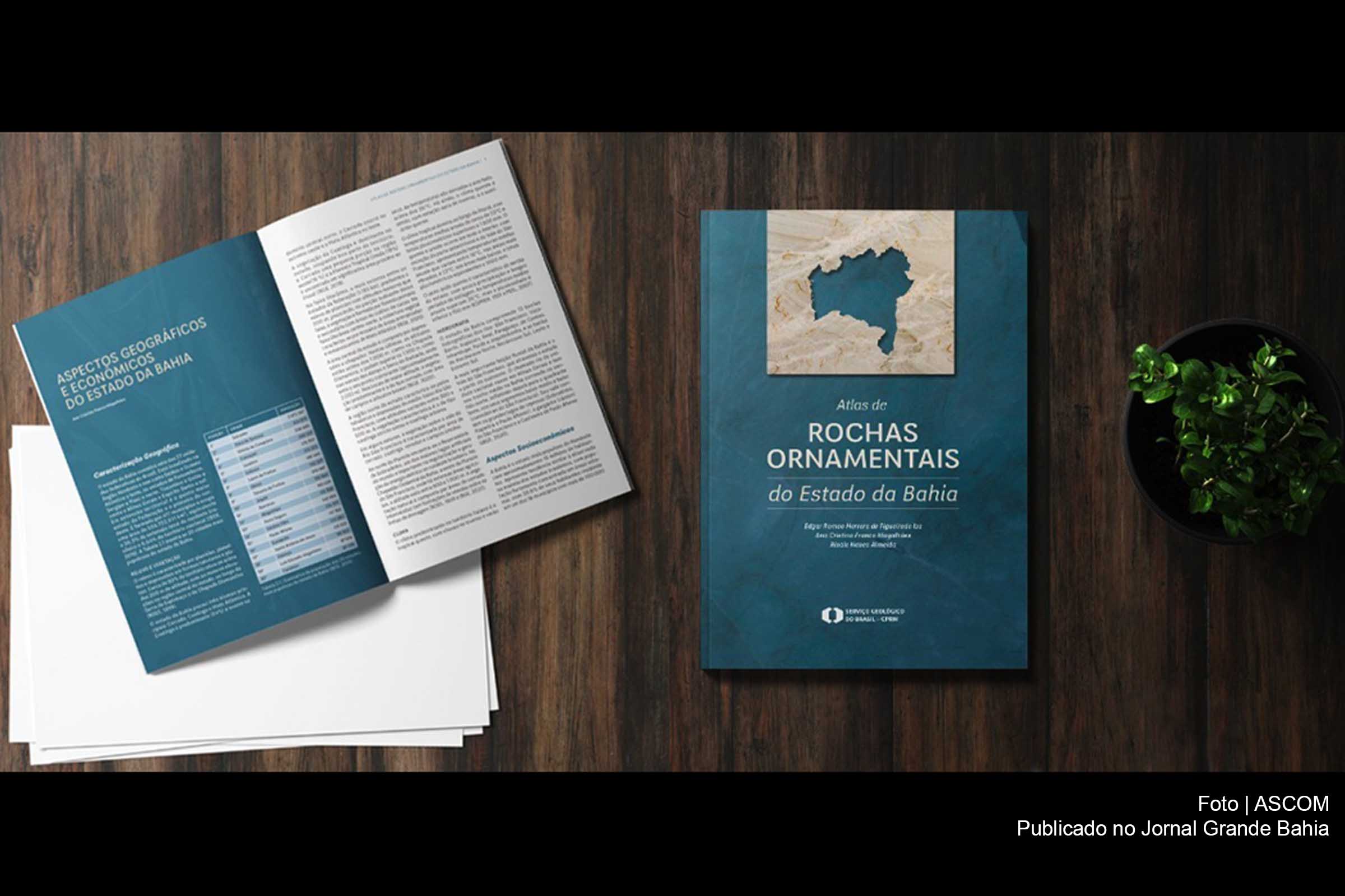 Atlas conta com 118 tipos de pedras e serve como portfólio para o segmento de rochas ornamentais da Bahia, que é um dos maiores do país.