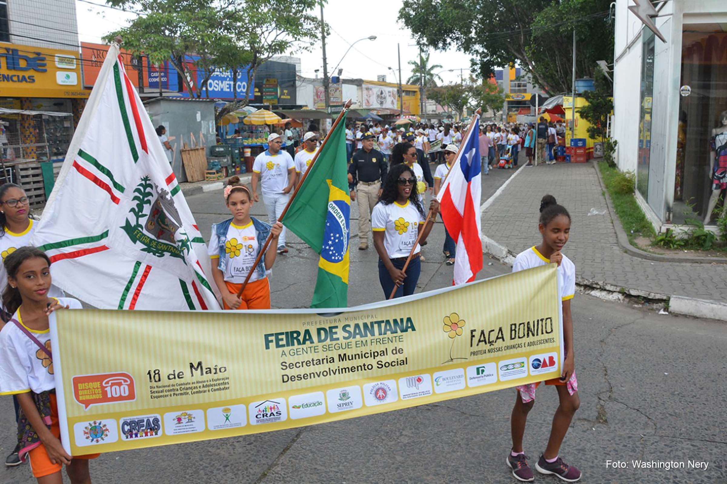 Ato está previsto para iniciar na Praça Fróes da Motta, seguindo pelo calçadão da Sales Barbosa até a Prefeitura de Feira de Santana.