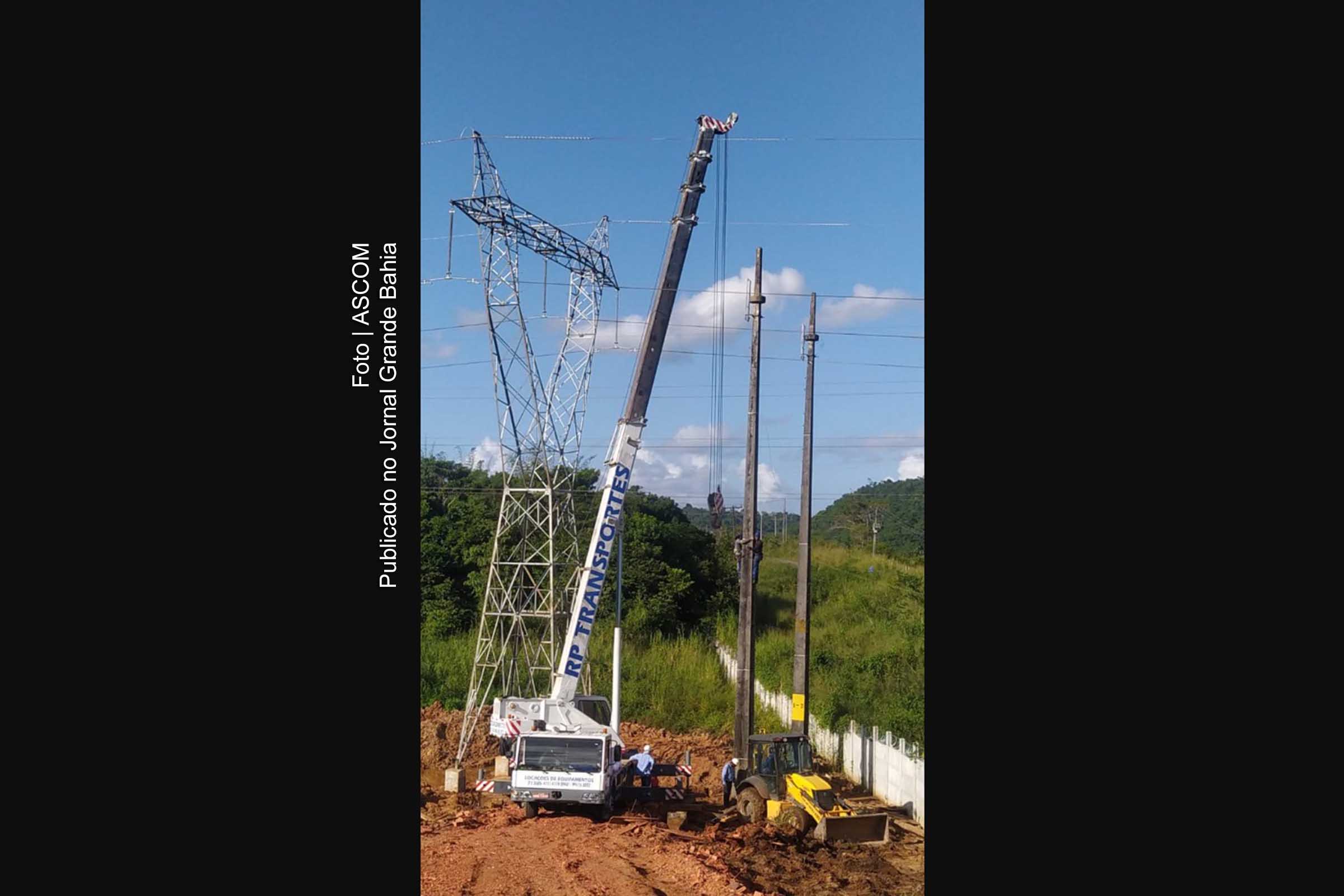 Chesf amplia oferta de redes transmissão de energia elétrica de alta tensão no estado da Bahia.