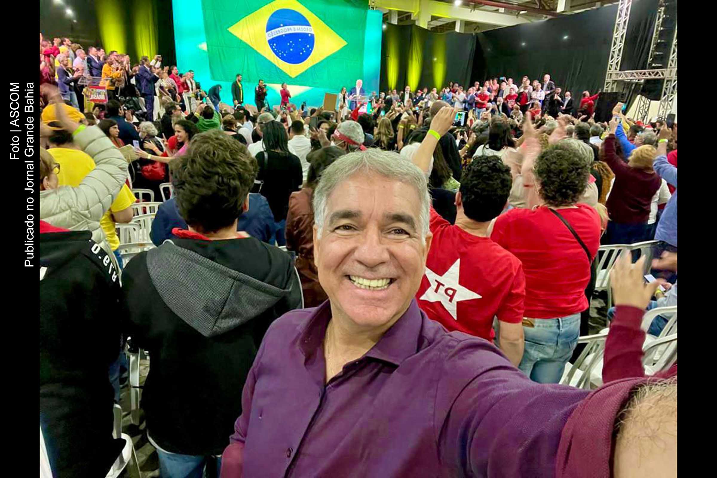 Deputado federal José Cerqueira Neto (Zé Neto, PT, Bahia) participou do lançamento oficial da chapa à Presidência neste fim de semana, em São Paulo.