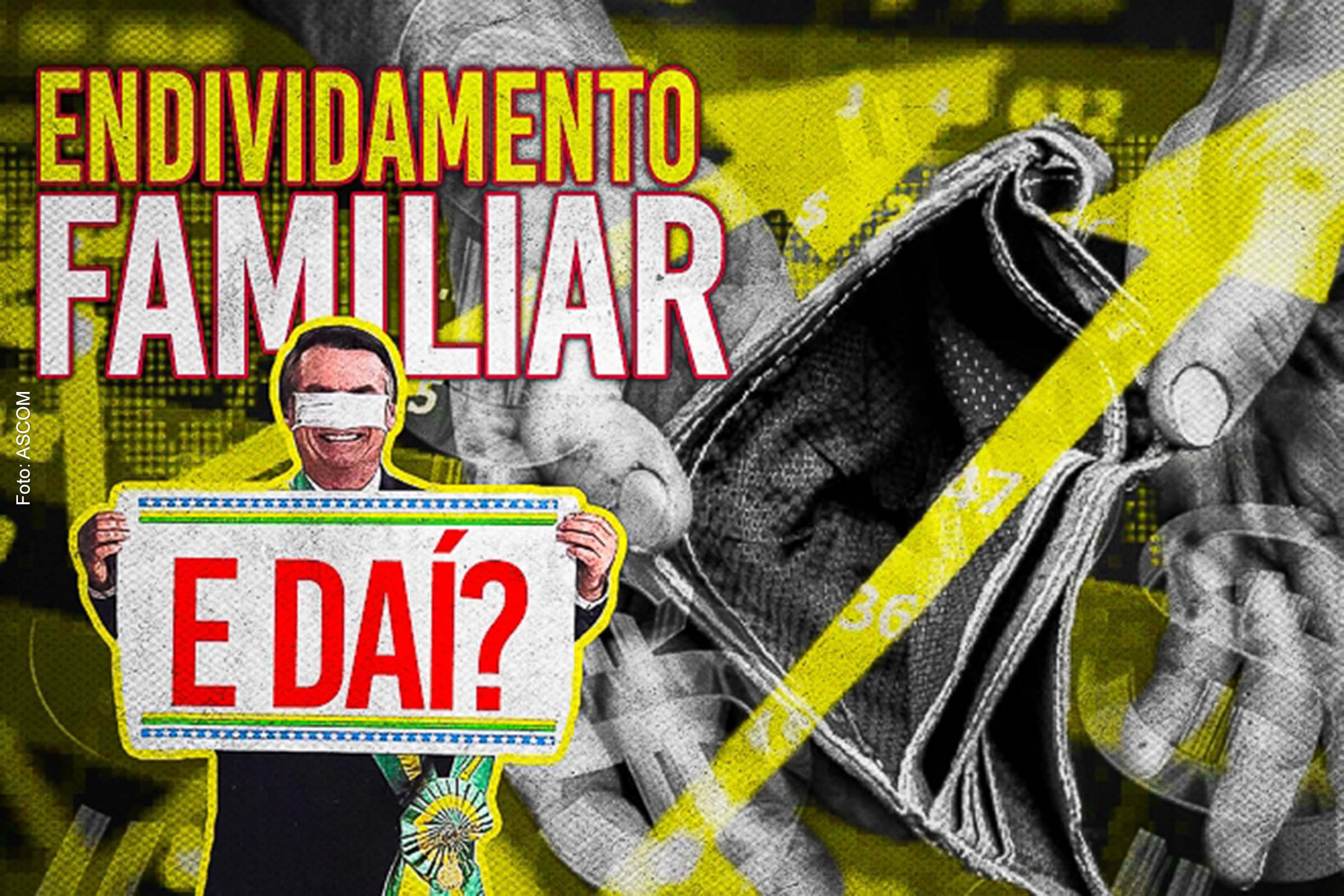 Número de famílias com dívidas dispara 10 pontos em um ano, chegando a 77,7% em abril de 2022.