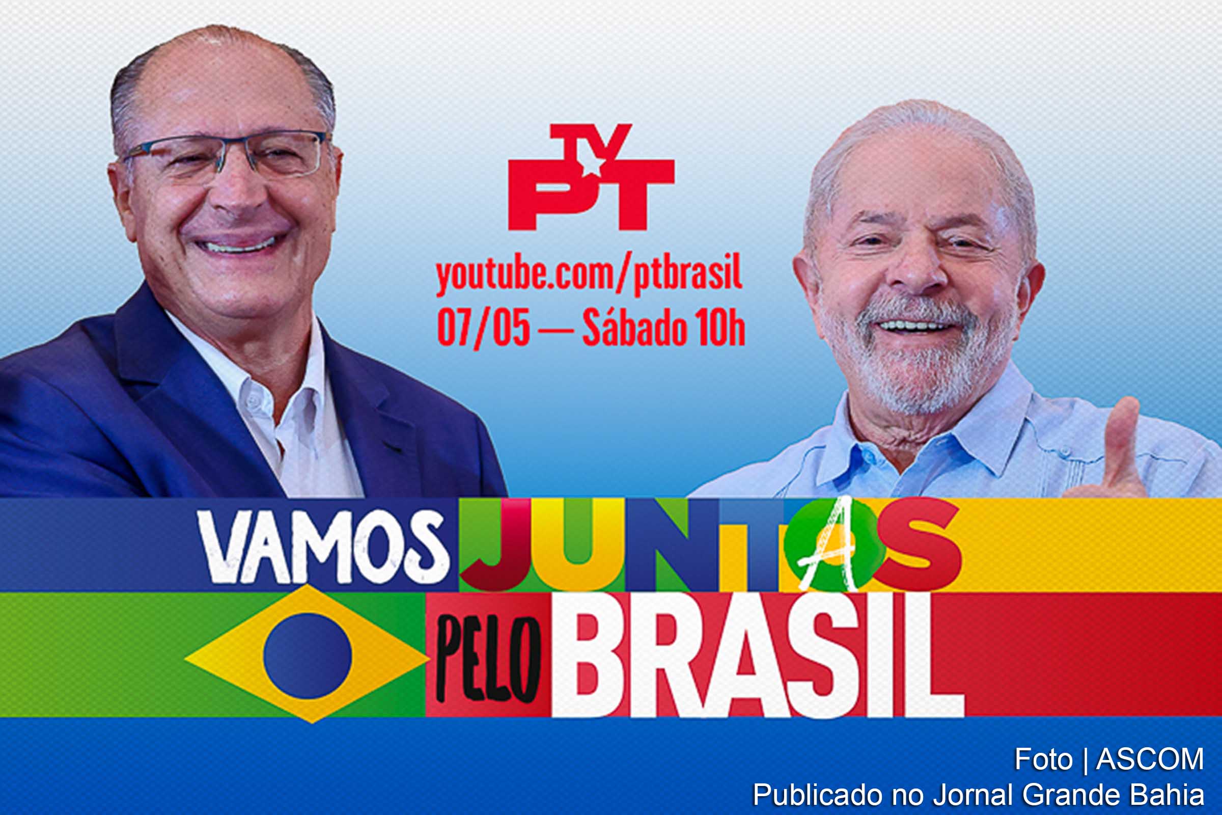 Geraldo Alckmin (PSB), vice-presidente e Lula (PT), presidente tem pré-candidaturas confirmadas neste sábado (07/05/2022). “O Brasil de 2023 será um país muito destruído. É preciso um grupo que queira remar junto”, disse Lula.