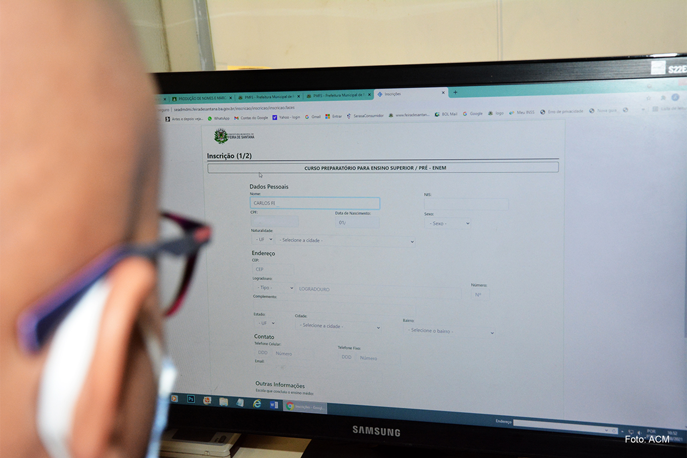 Curso é gratuito, voltado para quem não possui condição financeira para custear aulas preparatórias e exclusivo para quem mora em Feira de Santana.