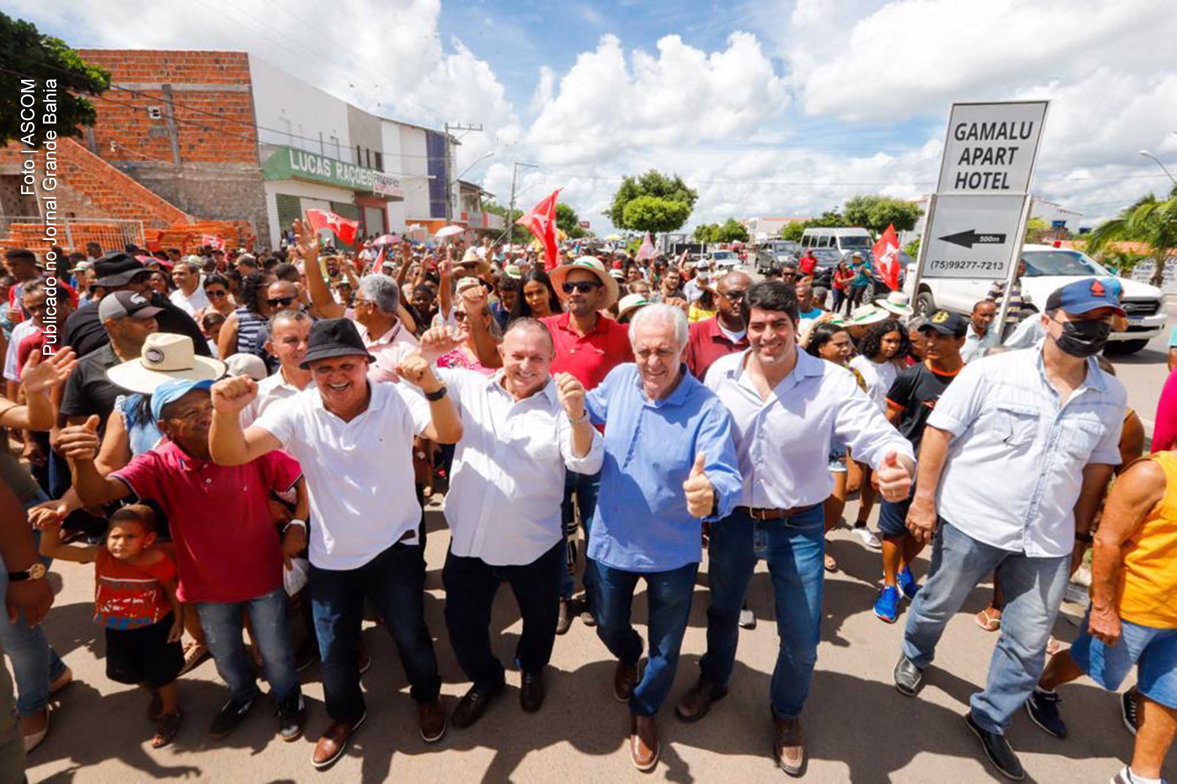 Presidente da ALBA, deputado Adolfo Menezes (PSD) e o senador Otto Alencar (PSD) cumpriram agenda em Riachão do Jacuípe e Ipirá.