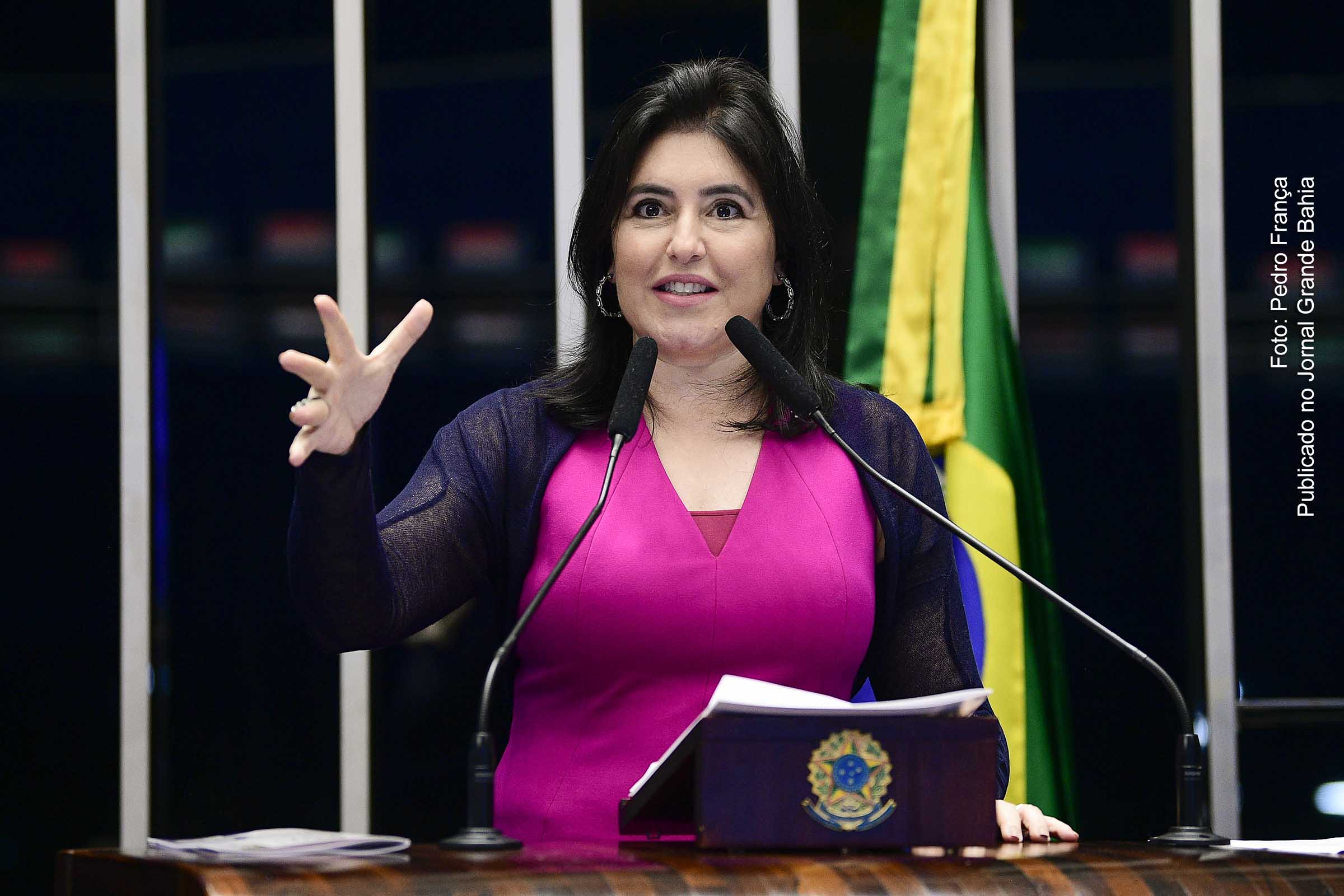 Eleições 2022: MDB e Cidadania lançam pré-candidatura de Simone Tebet à presidência da República