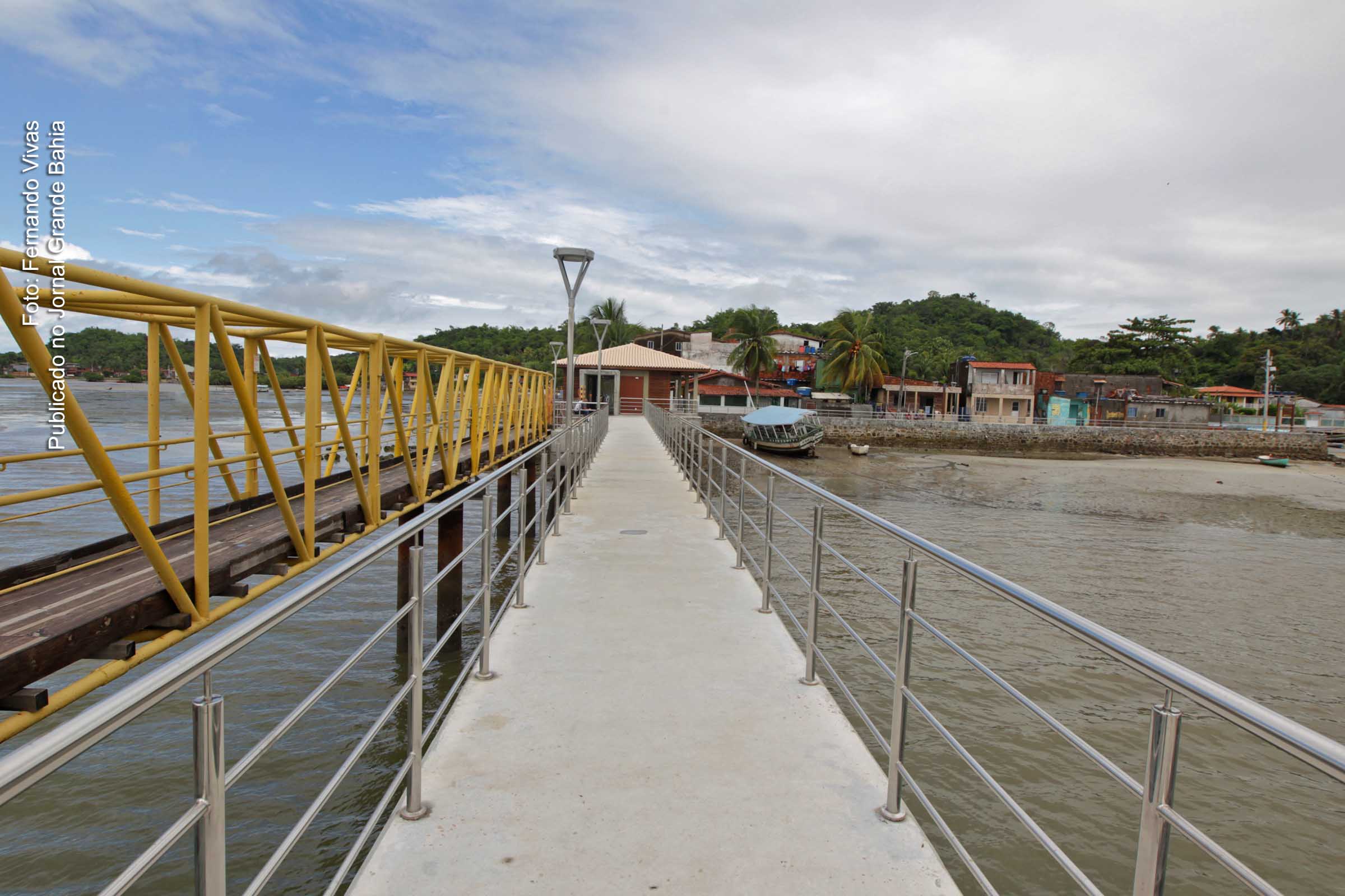 Terminal de Botelho, na Ilha de Maré, em Salvador.