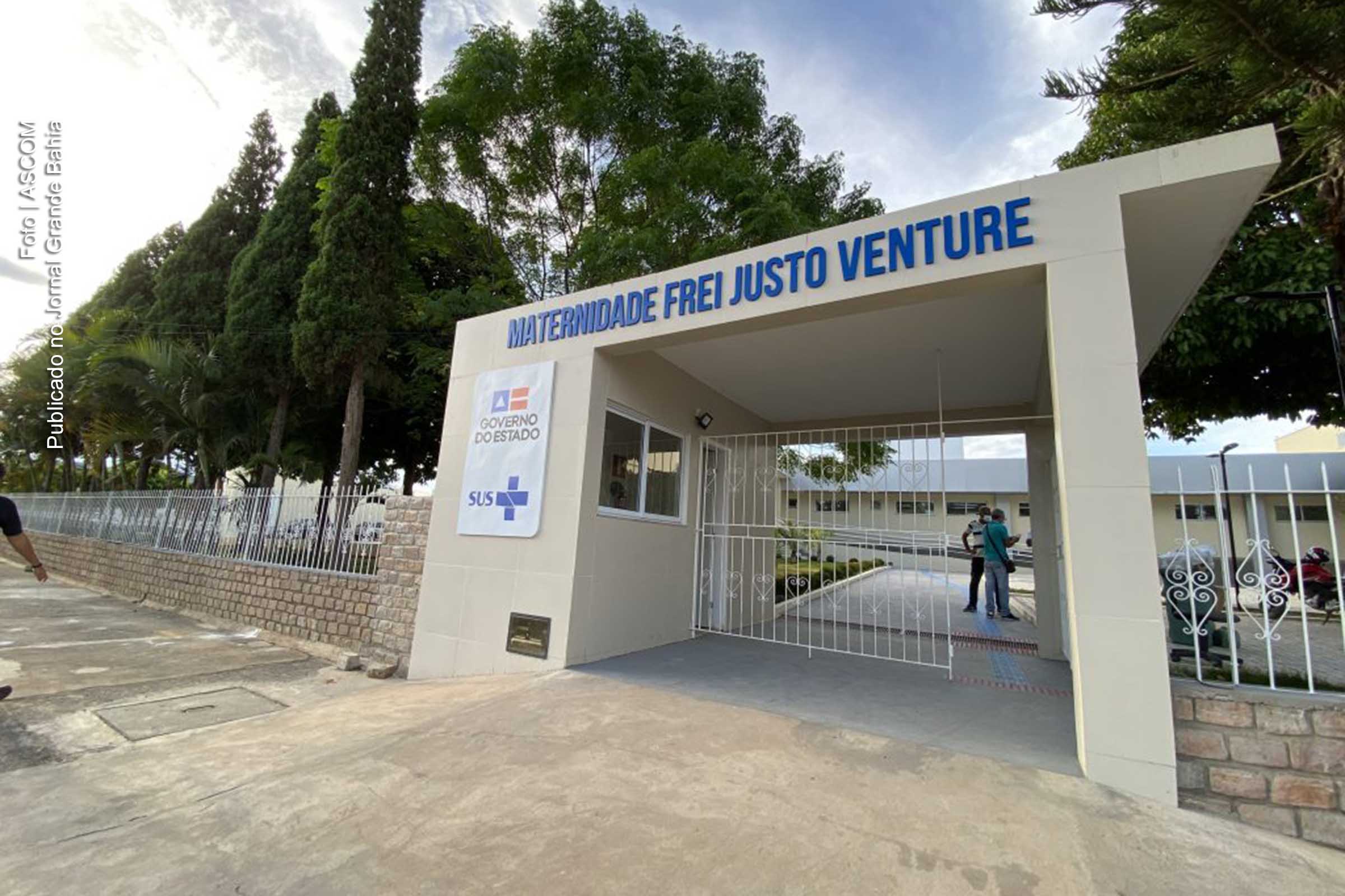 Vista da sede da Maternidade Frei Justo Venture, em Seabra.