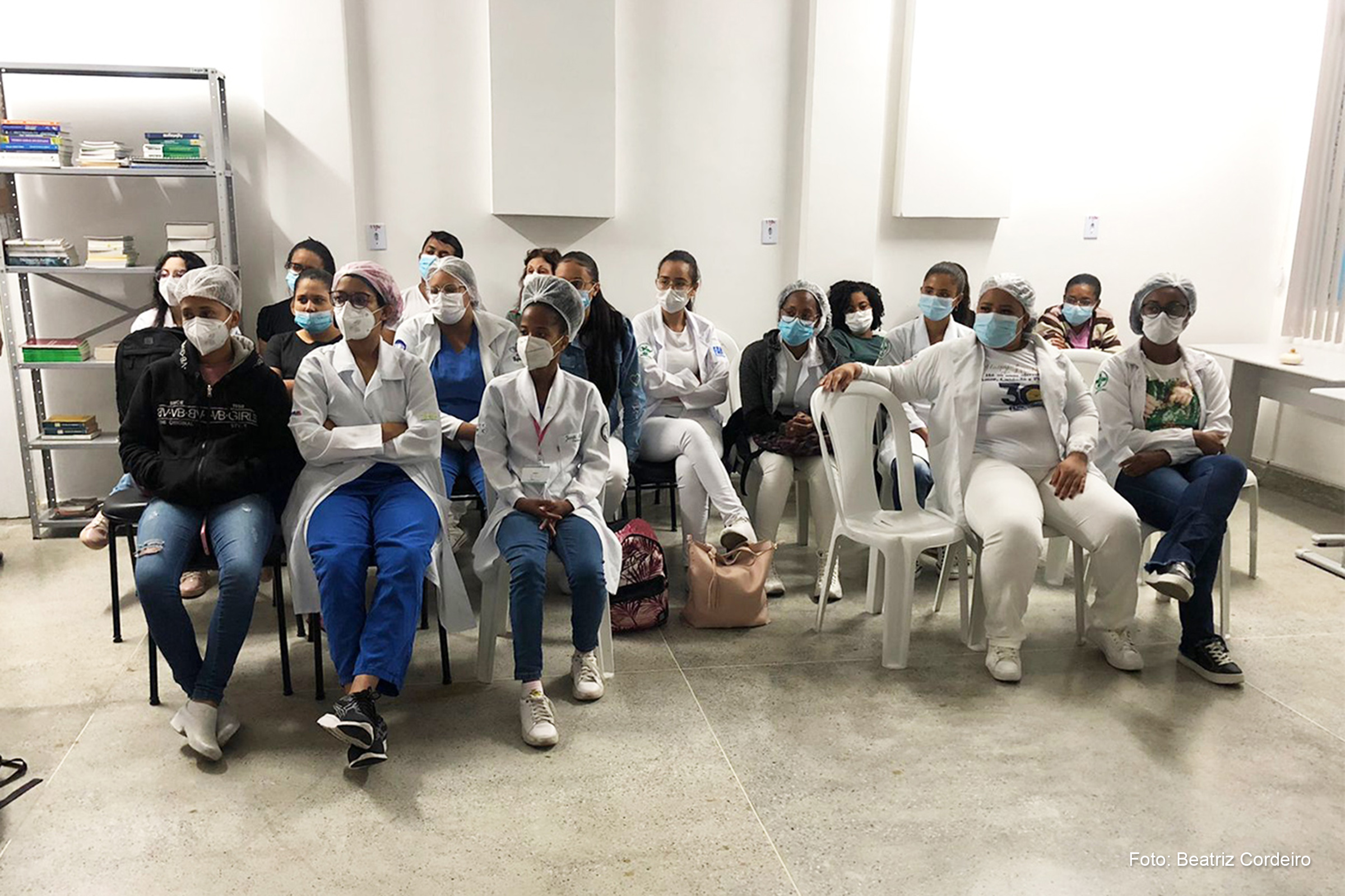 Durante a semana, os treinamentos irão abordar sobre aleitamento materno, inserção e manutenção de cateter venoso periférico, manejo clínico na hemorragia pós-parto e outros assuntos.