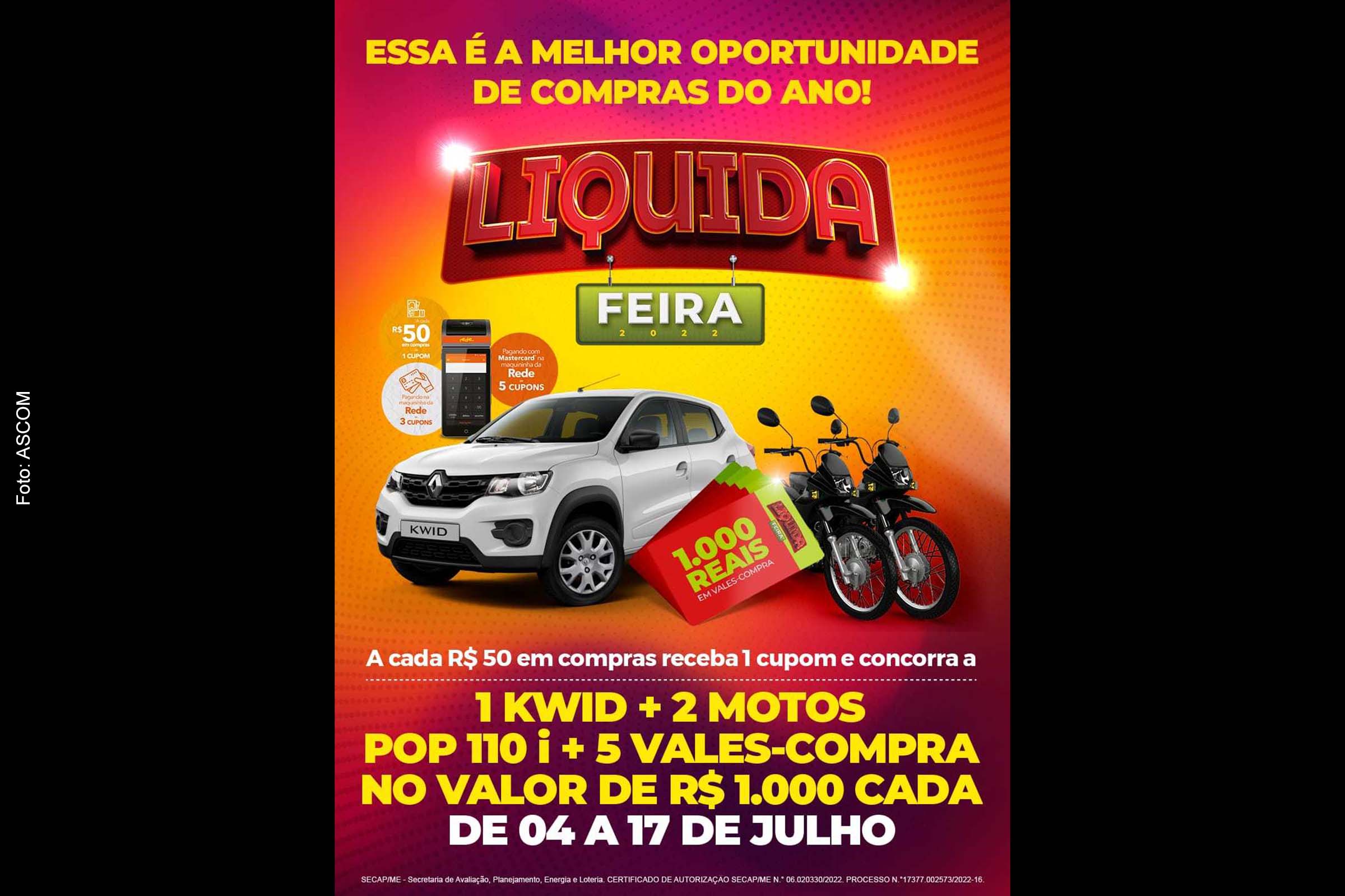 Serão cerca de 1500 pontos de vendas na cidade com produtos em preços promocionais.