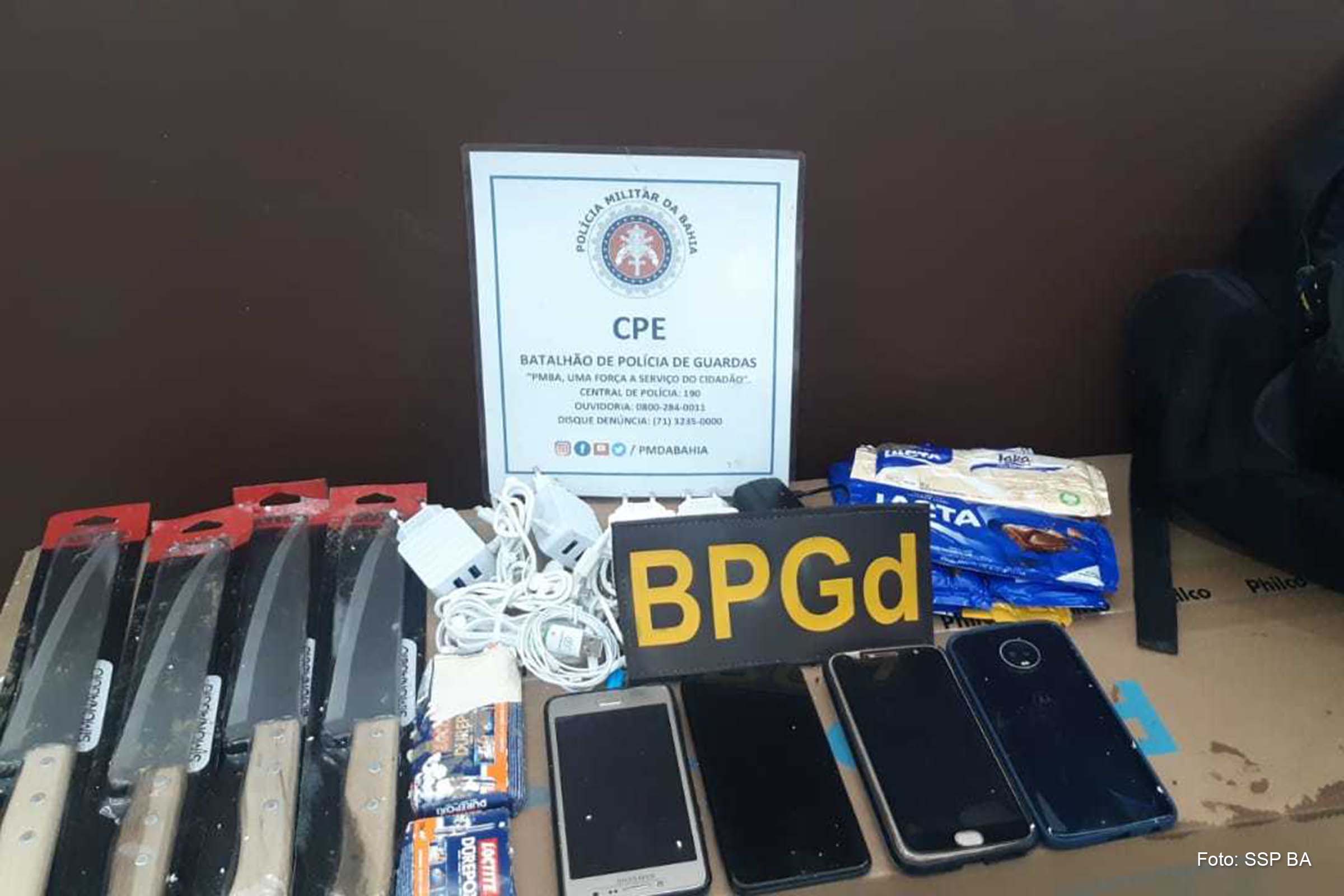 Ação criminosa foi frustrada por guarnições da 2ª Companhia do Batalhão de Guardas (BG) da Polícia Militar.