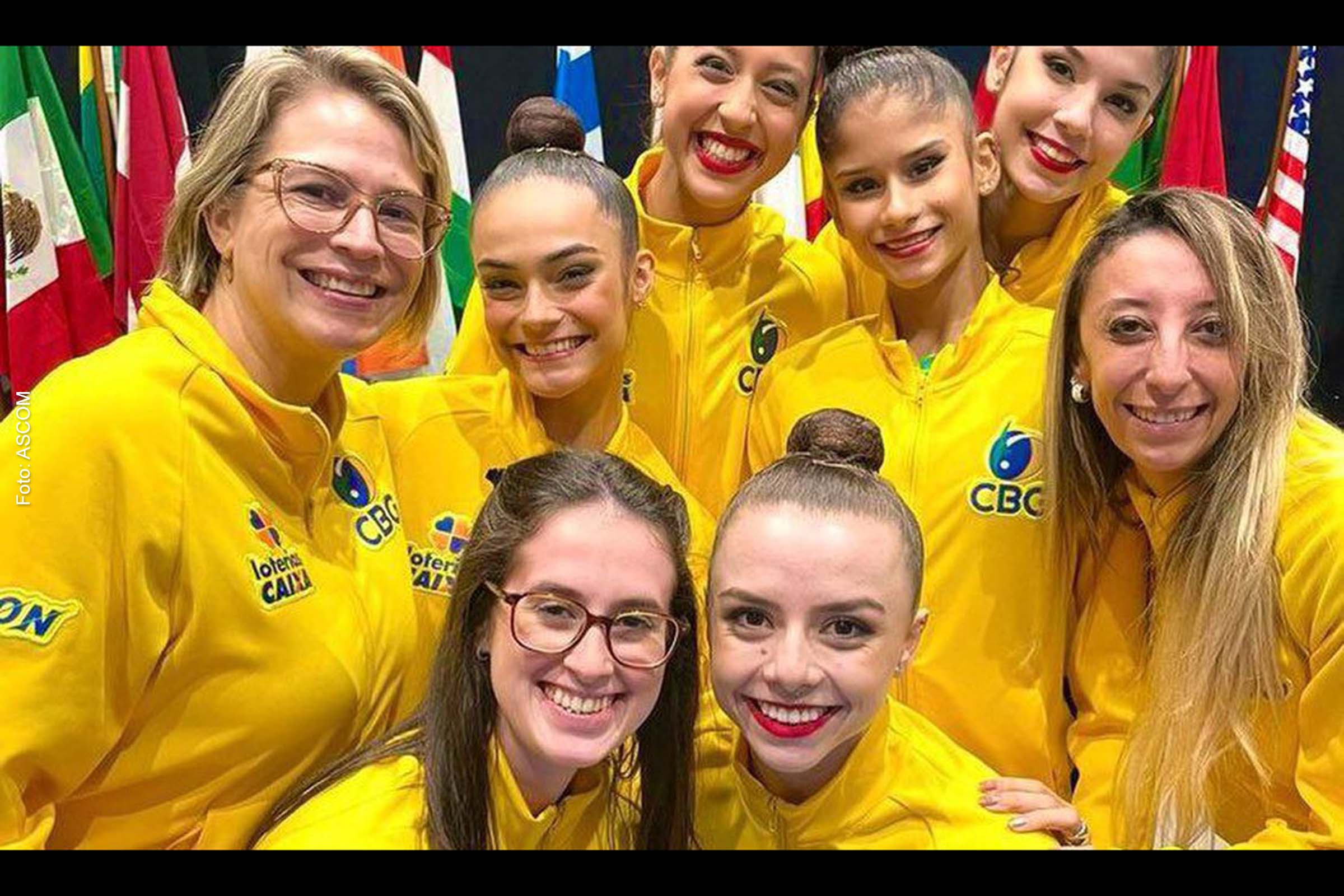 Pódio histórico para o Brasil acontece na ginástica rítmica