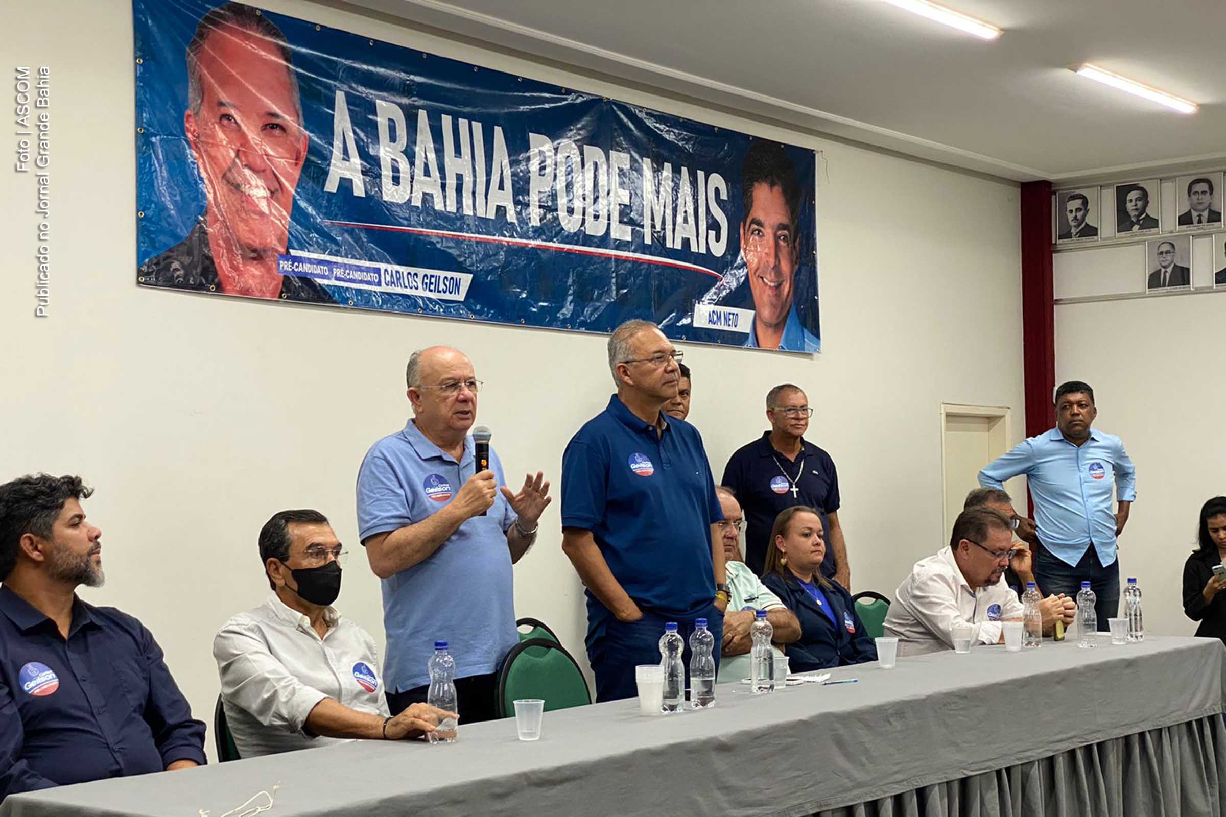 Ex-prefeito José Ronaldo (UB) declara apoio à reeleição do deputado estadual Carlos Geilson (SD).
