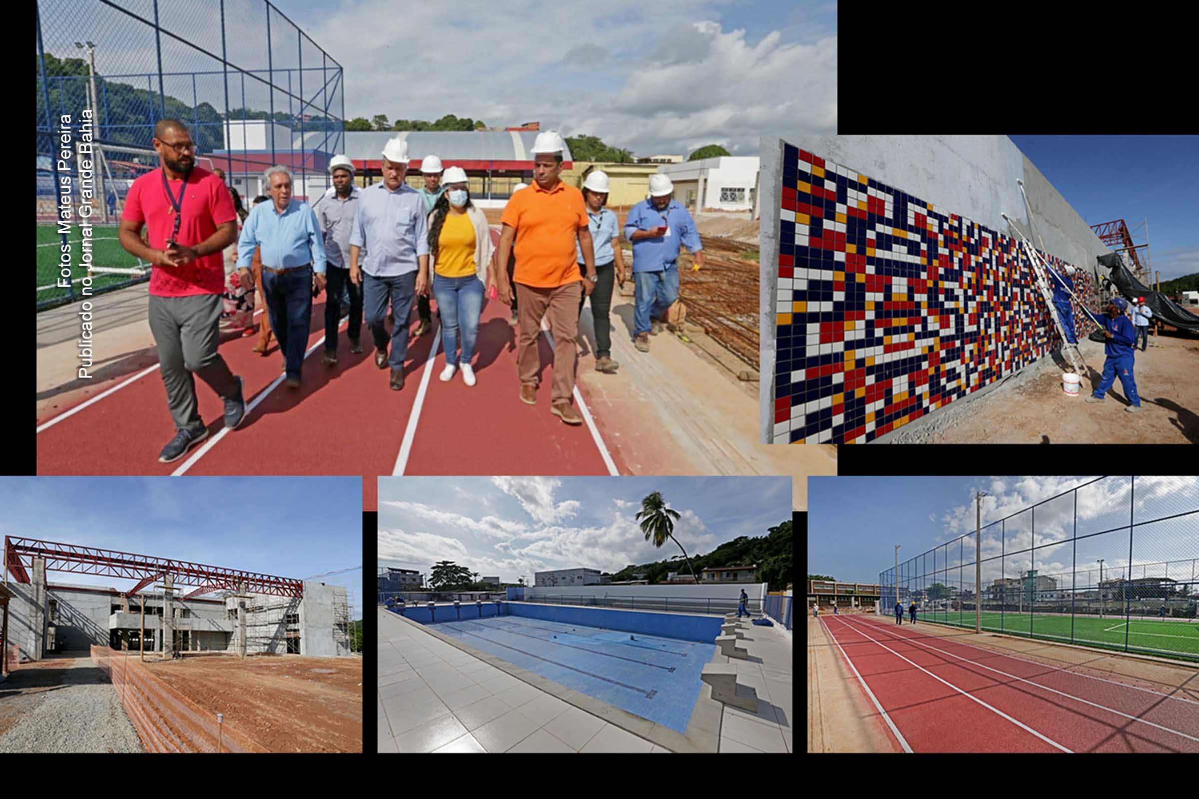 Governador Rui Costa inspeciona construção do Centro Estadual de Educação Profissional Nelson Schuan (Escola do Chocolate), em Ilhéus.