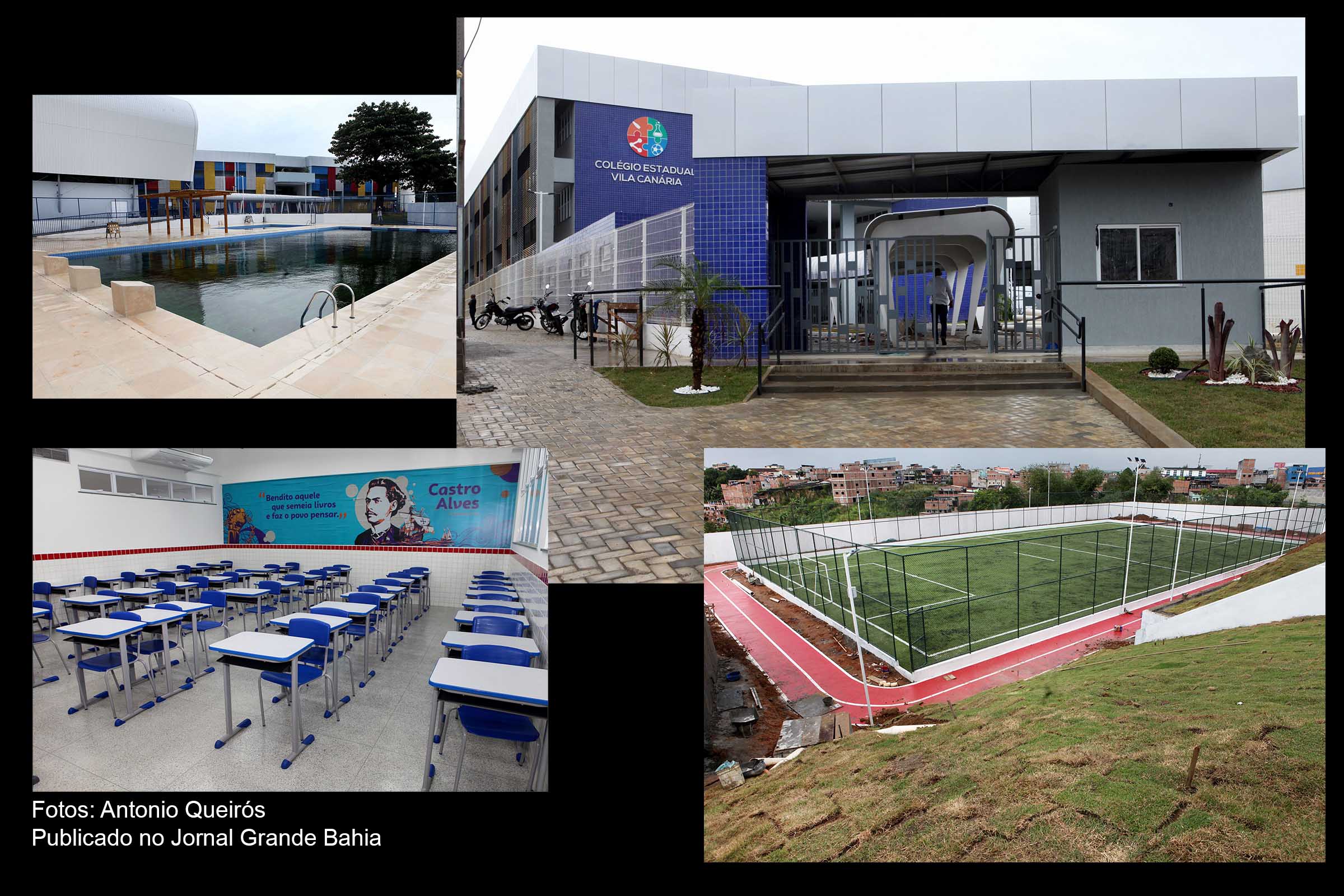 Governo Rui Costa investe na modernização e construção de escolas estaduais em tempo integral na Bahia.