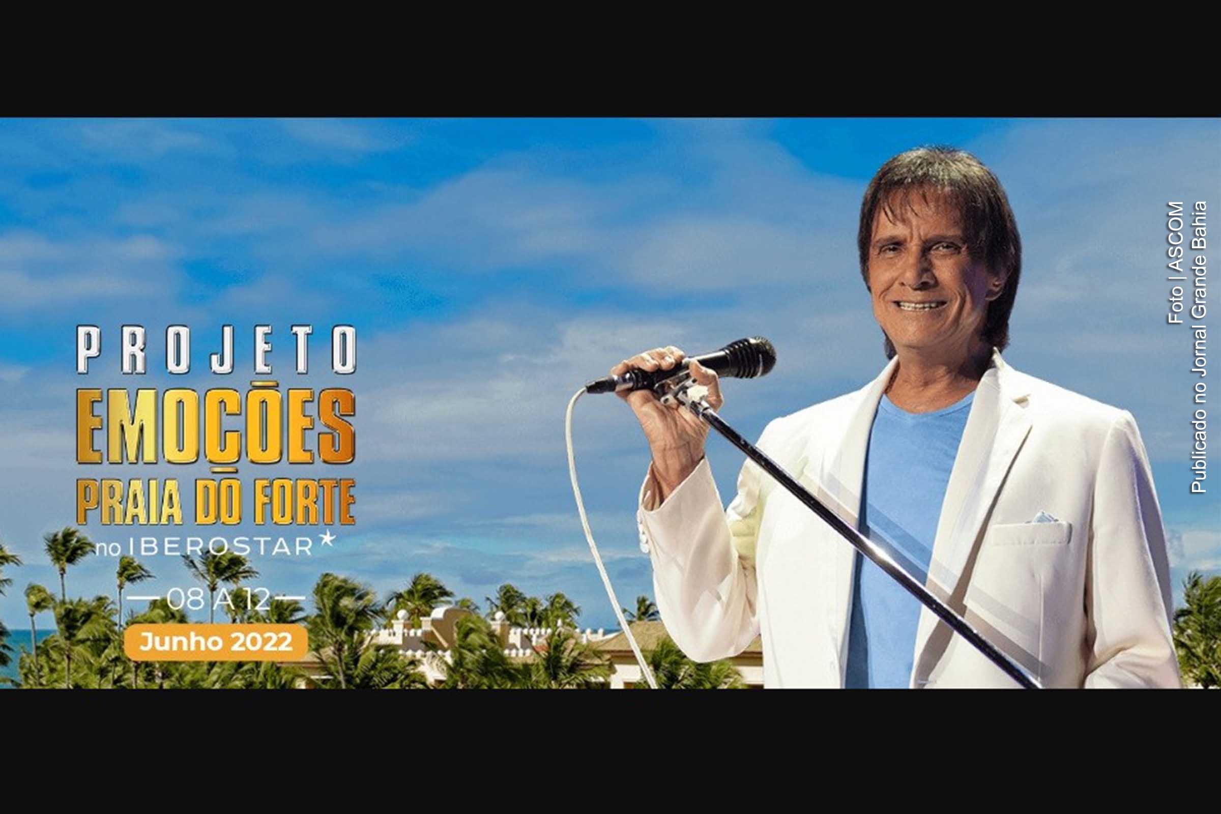 Ícone da música popular brasileira, Roberto Carlos é entrevistado por jornalistas da Bahia sobre o projeto ‘Emoções’.