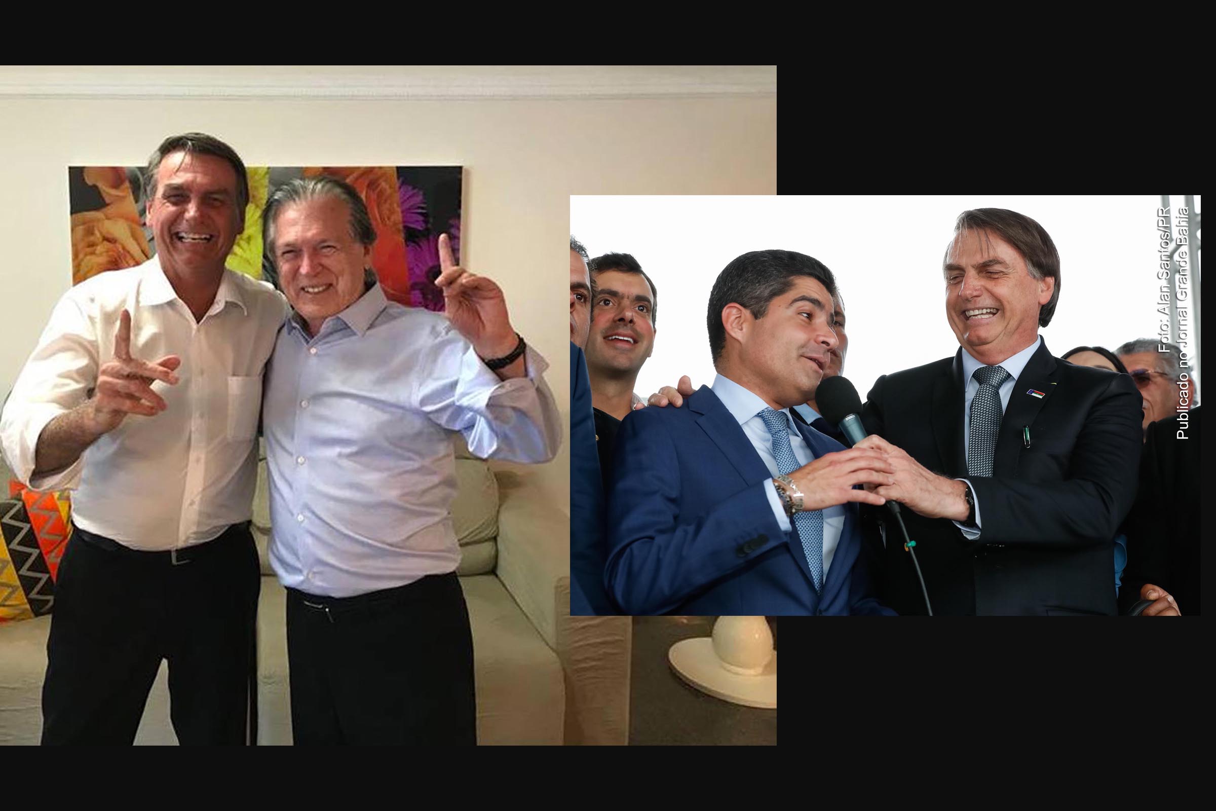 Luciano Bivar e ACM Neto lideraram fusão de partidos de direita. PSL e DEM deram origem e suporte parlamentar ao Governo Bolsonaro.