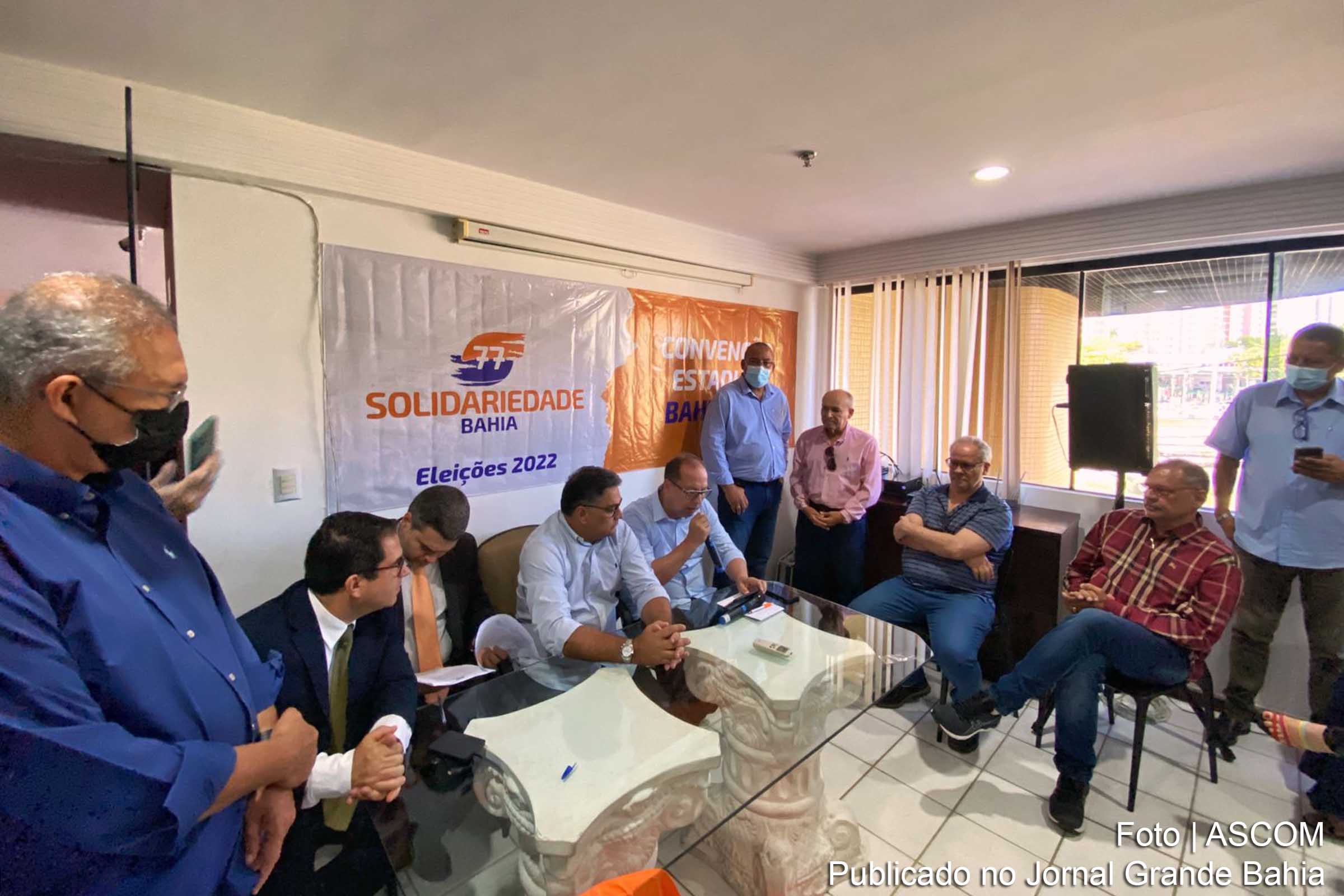 ACM Neto e Cacá Leão recebem apoio do Solidariedade.