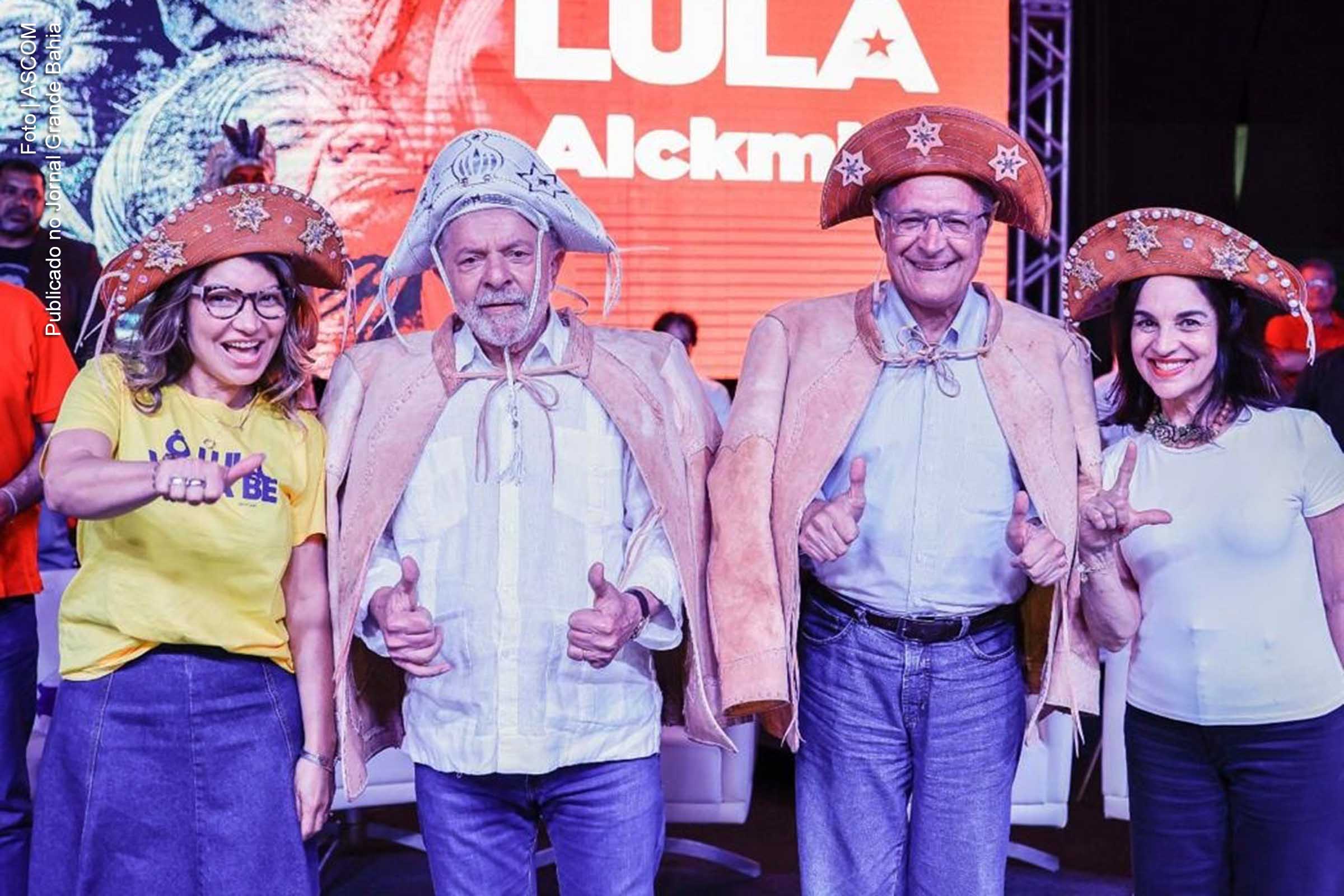 Chapa Lula (PT) e Geraldo Alckmin (PSB) para majoritária à presidência da República é confirmada em convenção da Federação Brasil da Esperança. Participaram 16 dos 18 membros da executiva da Federação formada por PT, PCdoB e PV.