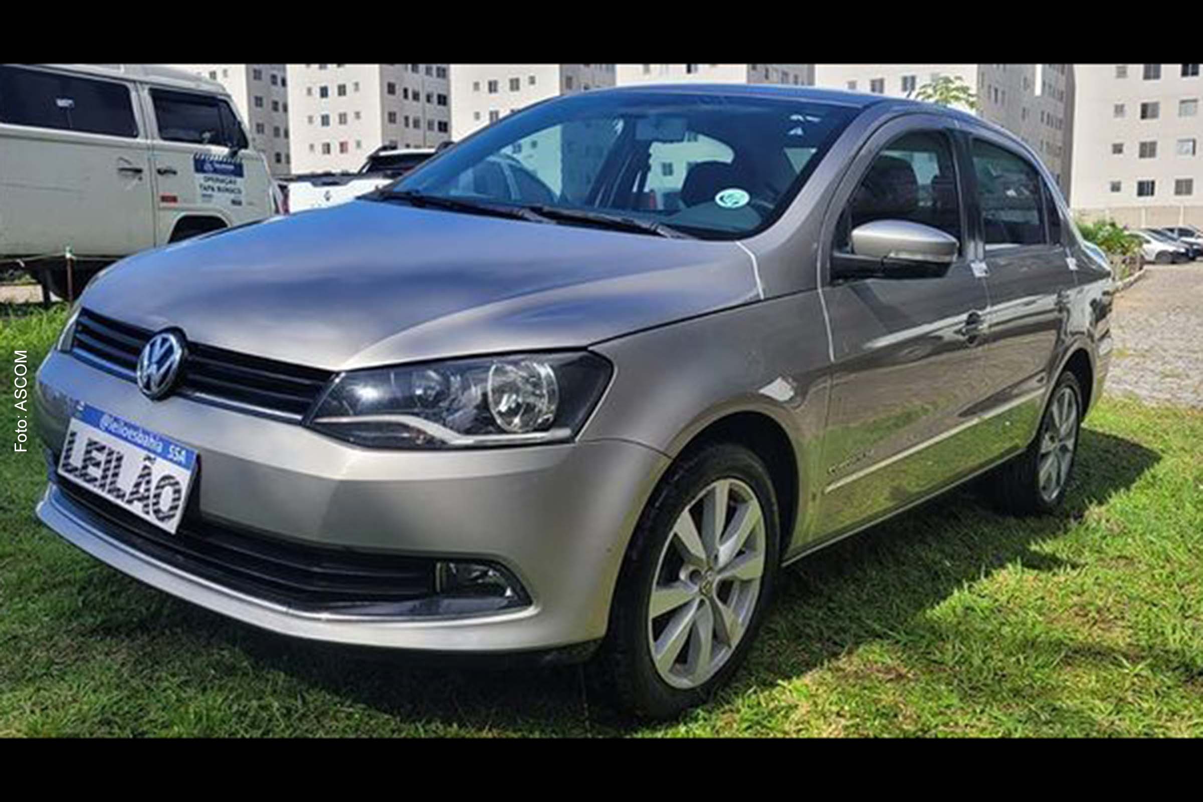 VW/Novo Voyage 1.6, do ano 2012, com lance inicial de R$ 4.000,00, está entre os destaques em Salvador.