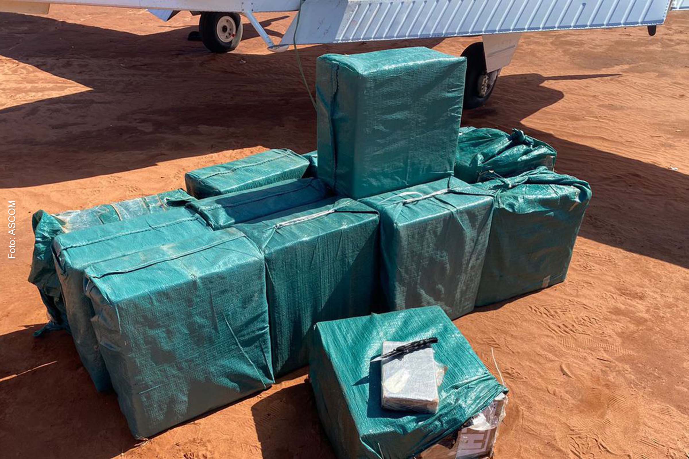 Na operação, foram usadas duas aeronaves de defesa aérea Super Tucano (A-29).