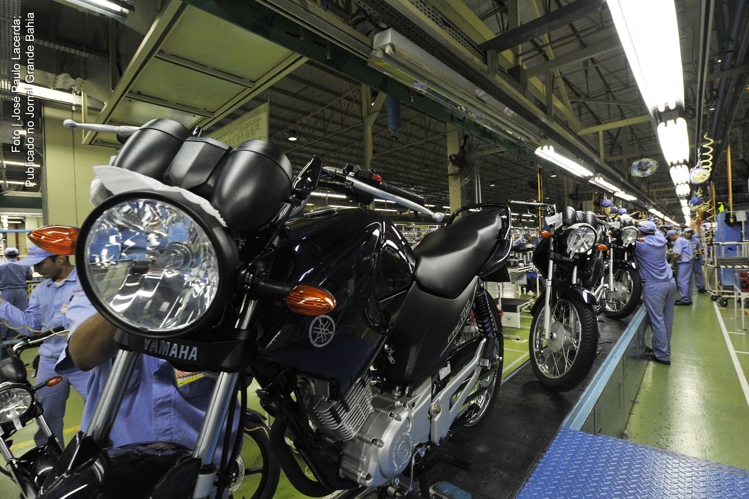 Legislação tributária incentiva produção de motos no Brasil.