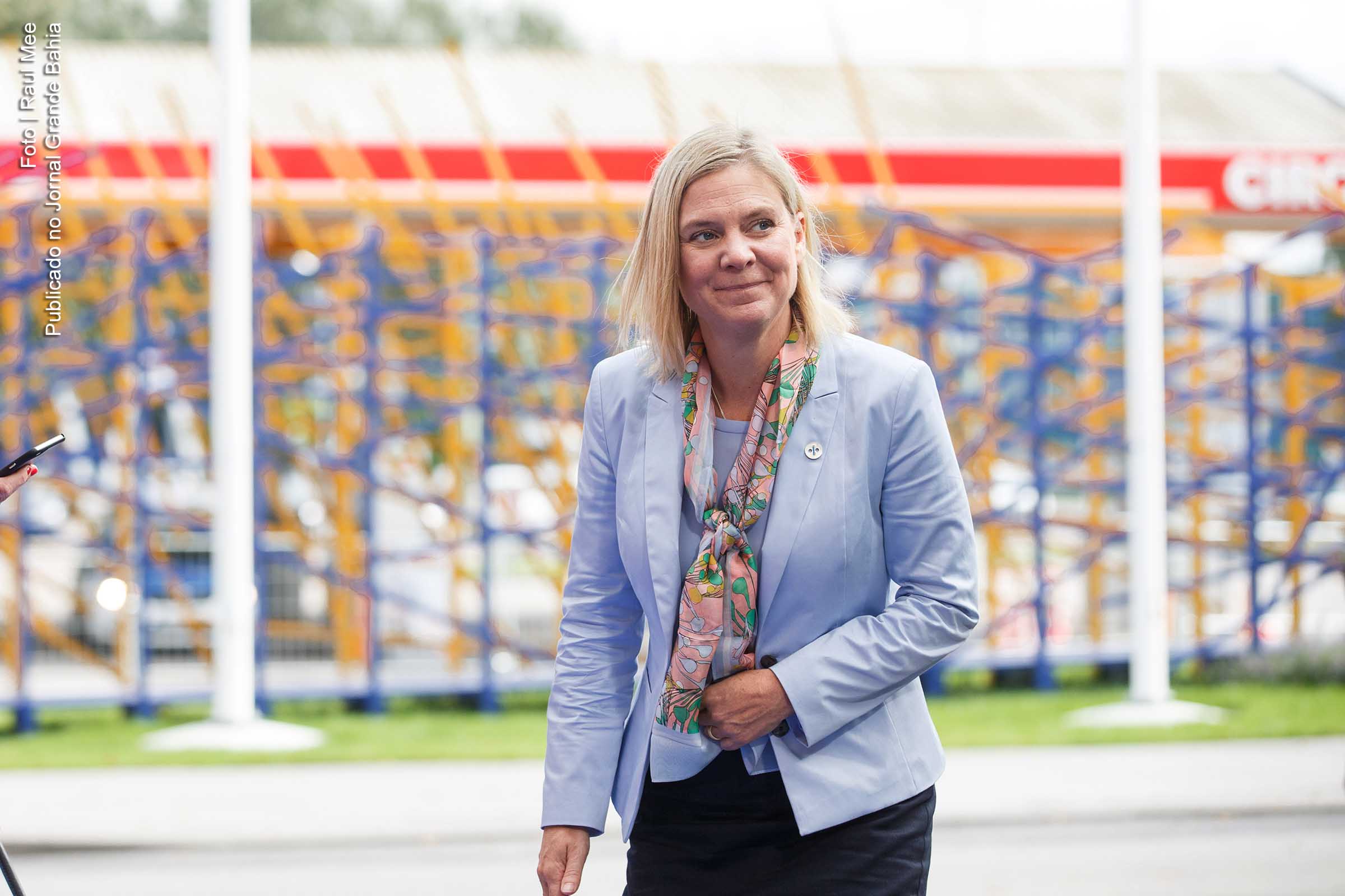 Magdalena Andersson, primeira-ministra da Suécia.