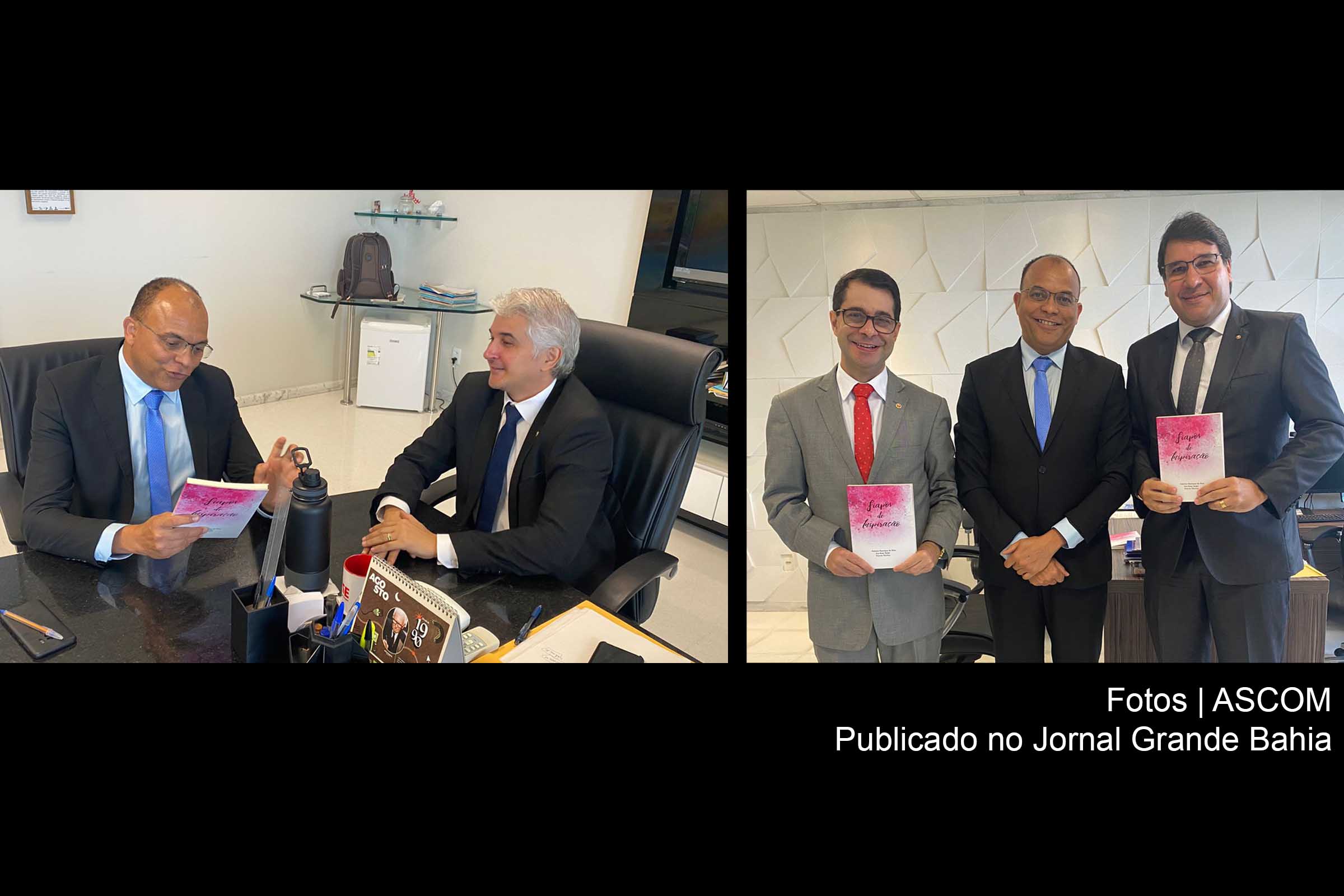 O magistrado Antônio Henrique da Silva esteve reunido com Manoel Cabral Machado Neto, procurador-geral de Justiça e pelos promotores de Justiça Etelio de Carvalho Prado Junior e Nilzir Soares Vieira Junior, membros da direção do MPSE.