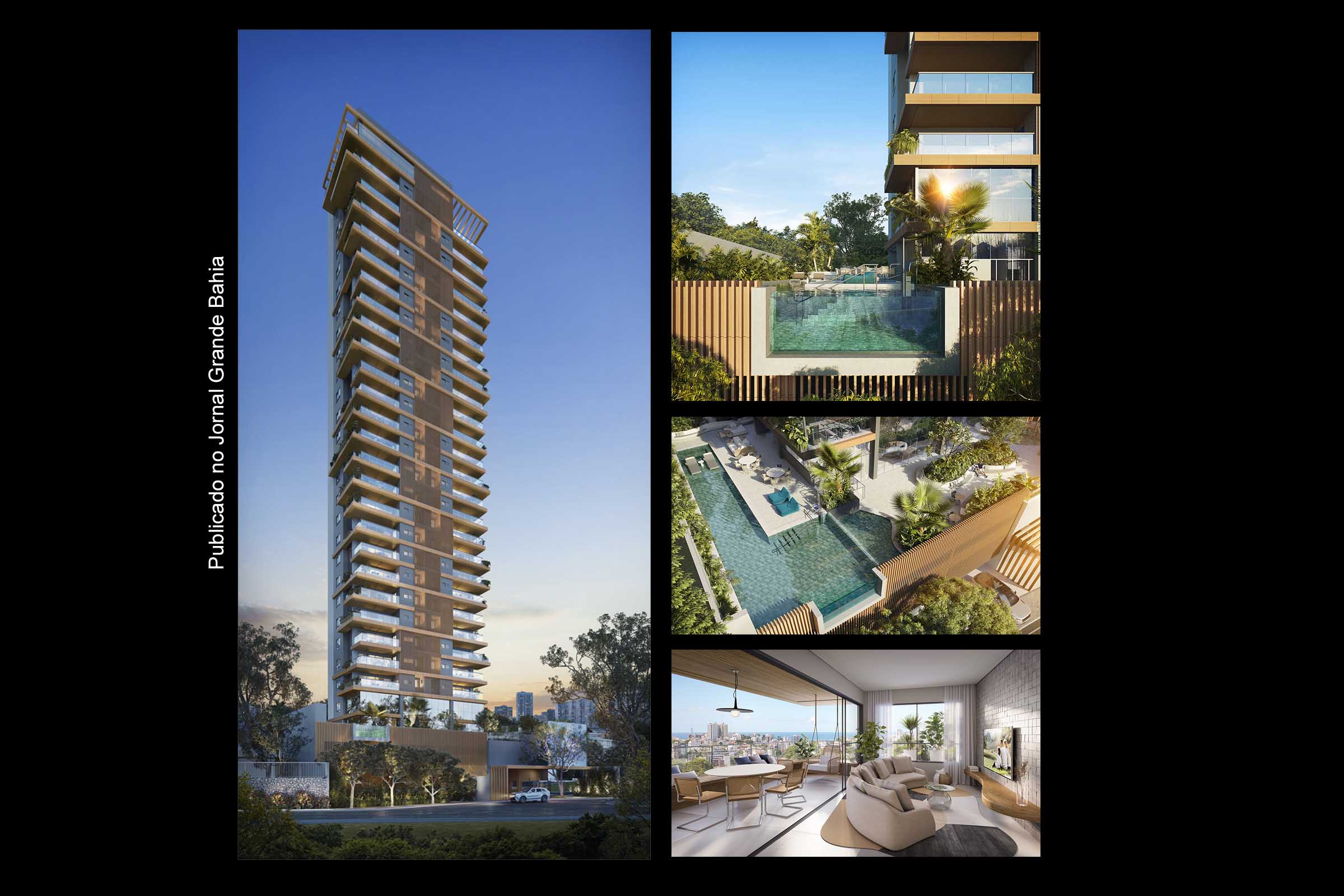 O edifício residencial Oke Horto reúne modernidade e sustentabilidade; projeto possui unidades de 90 m2 a 116 m2, com cobertura Duplex de 158 m2 e 2 e 3 suítes de alto padrão.