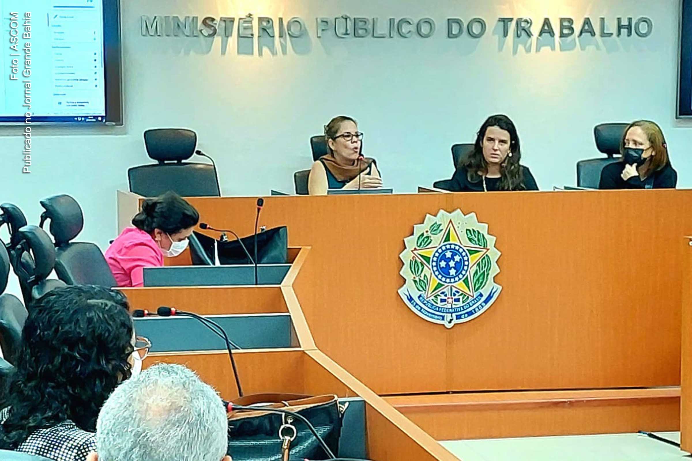 Procuradora do MPT Séfora Char presidiu audiência.