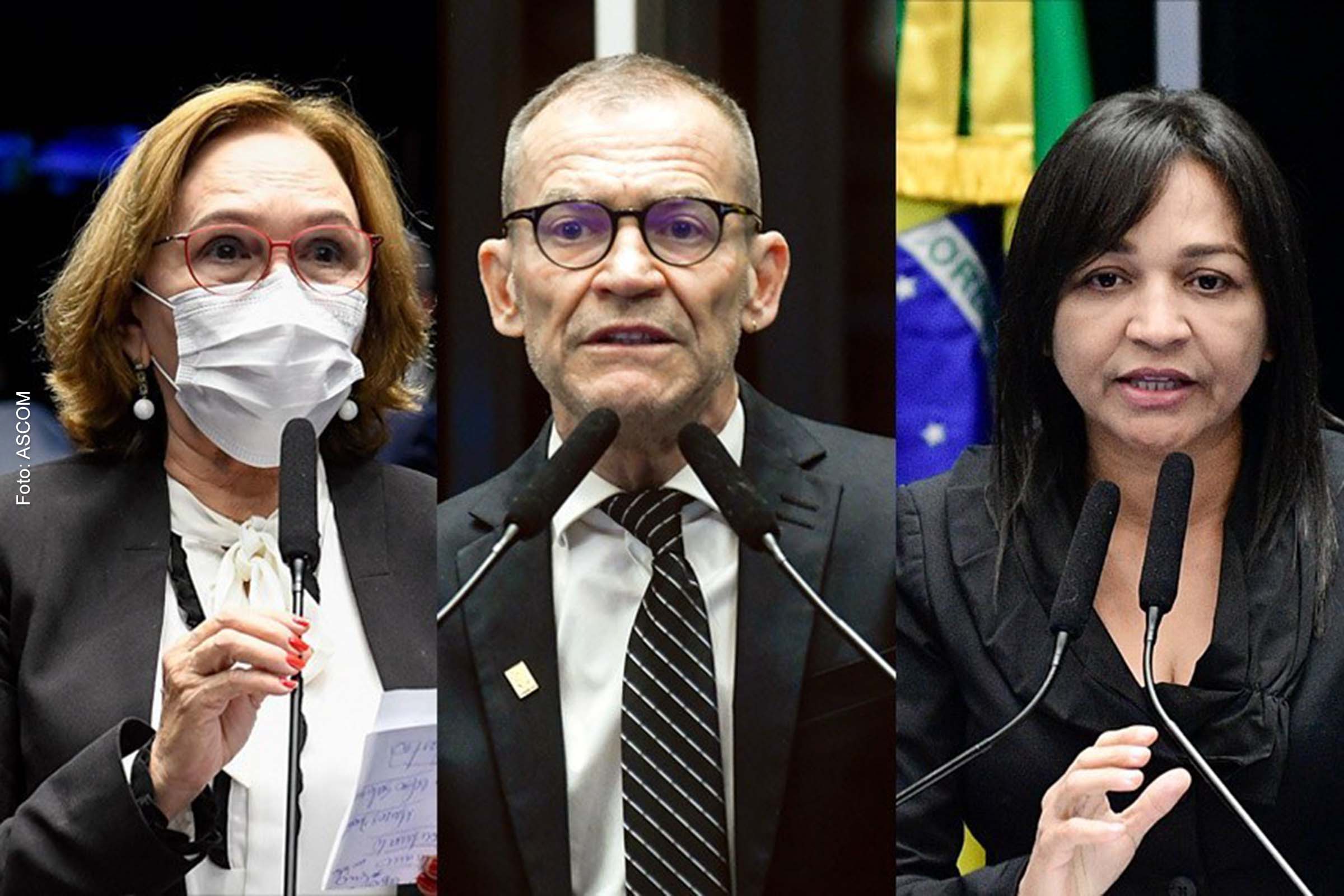Senadores Zenaide, Contarato e Eliziane celebraram nas redes sociais a aprovação da PEC.