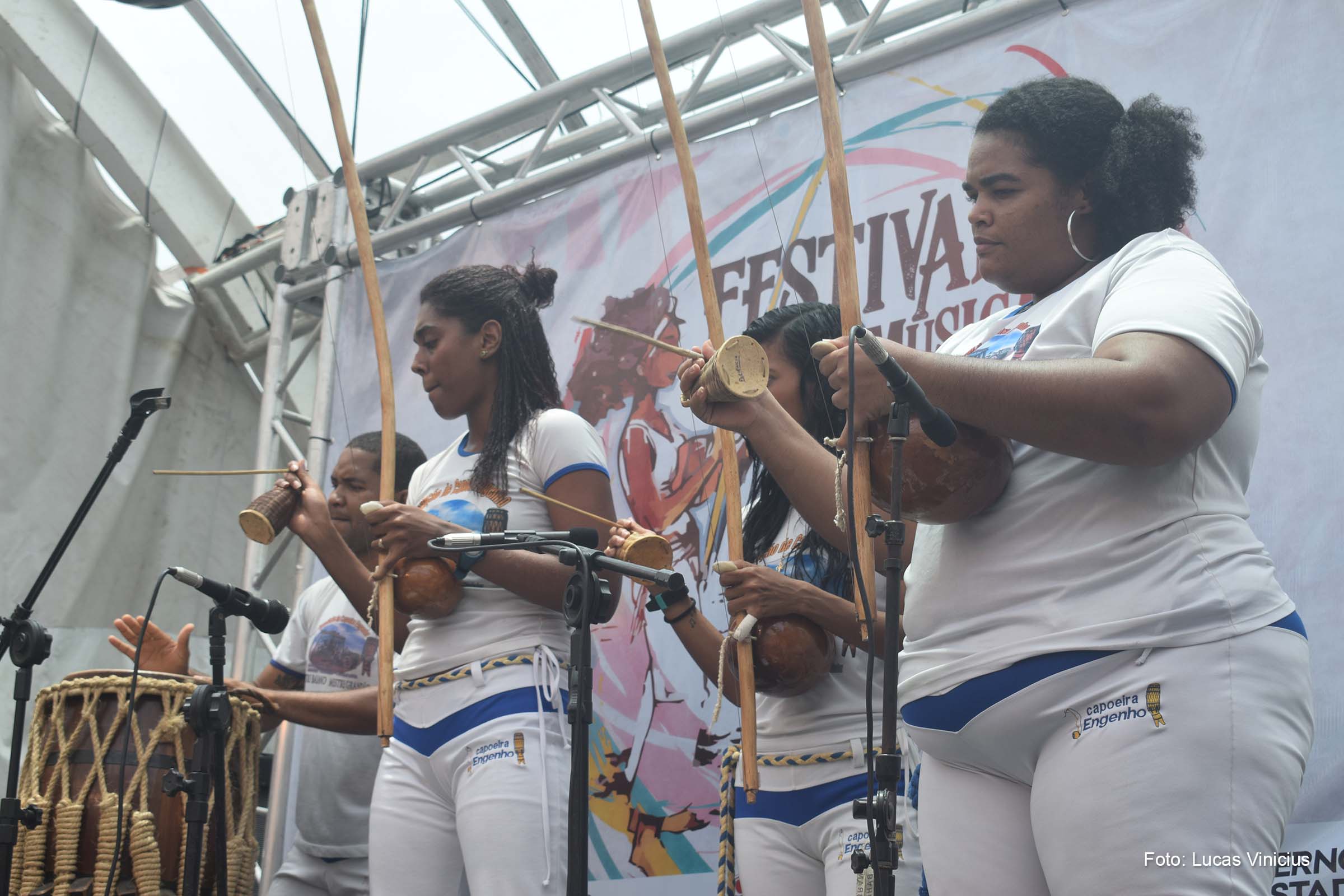Nos dias 8 e 9 de julho de 2022, evento reúne intérpretes e compositoras de diferentes grupos de capoeira para a etapa final do festival.
