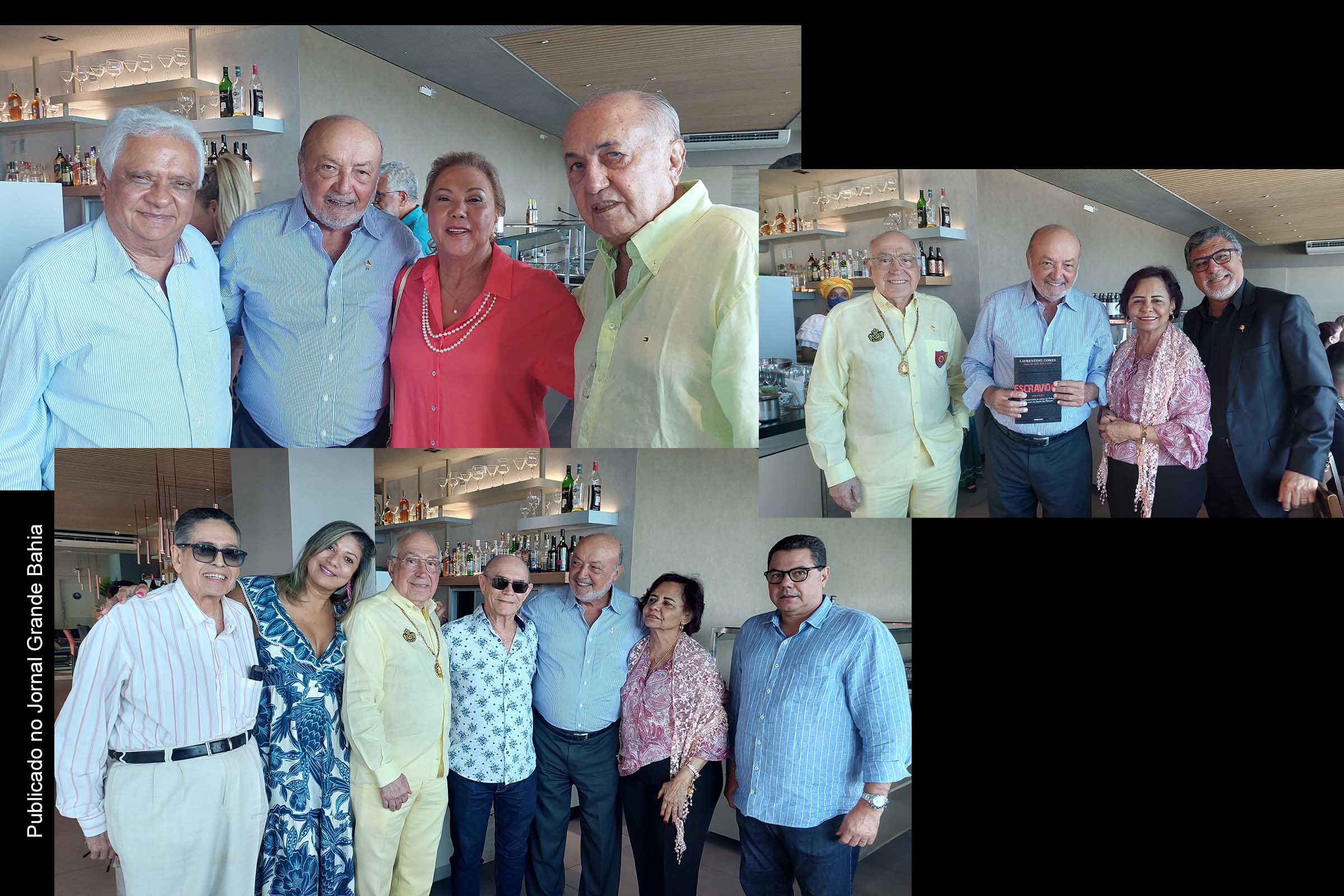 Escritor Joaci Góes e o desembargador Valtércio Ronaldo de Oliveira receberam cumprimentos de personalidades da Bahia, pela passagem da data natalícia.