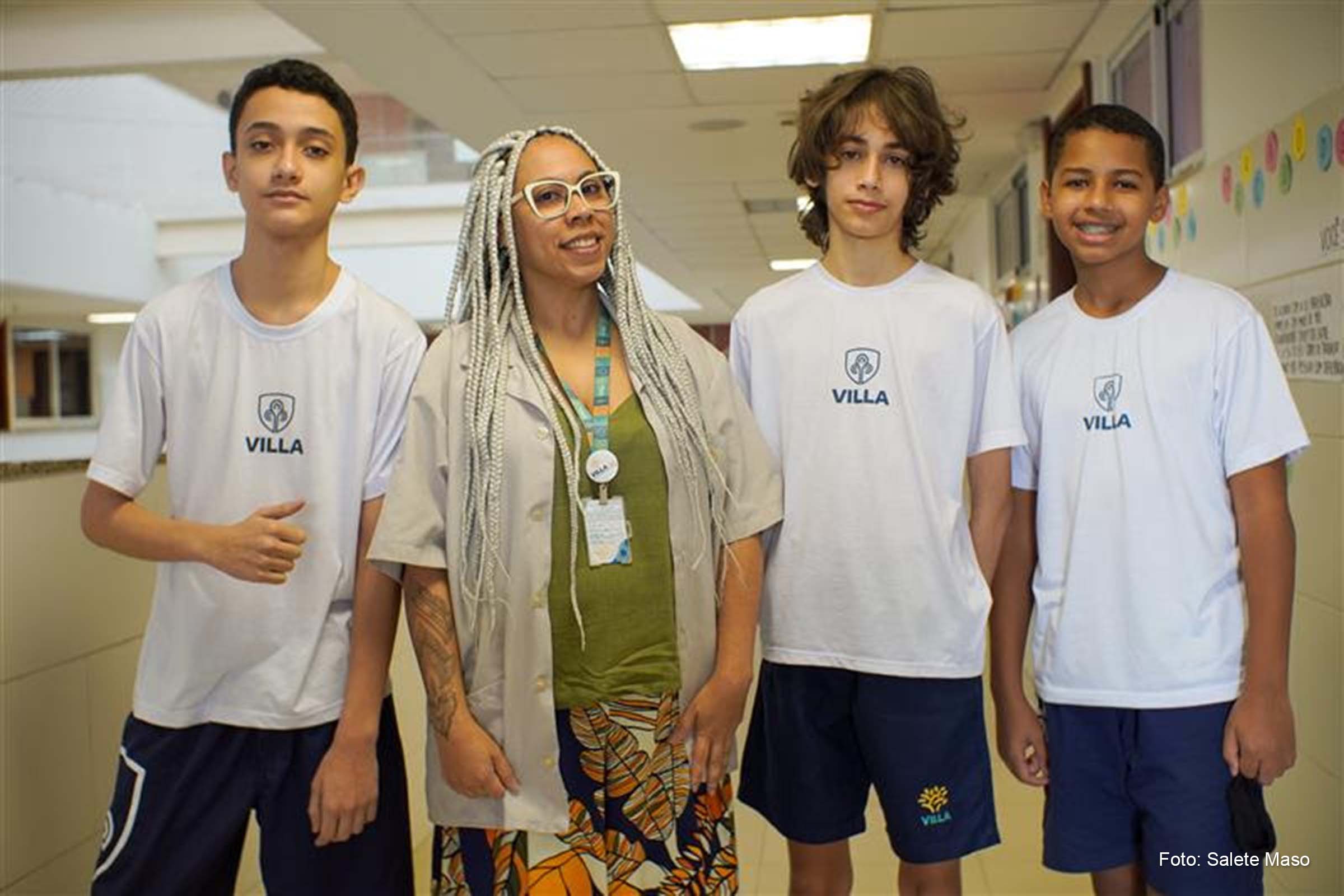 Três estudantes do 8º ano do Villa Global Education fizeram história ao chegar à final da competição concorrendo pela primeira vez.